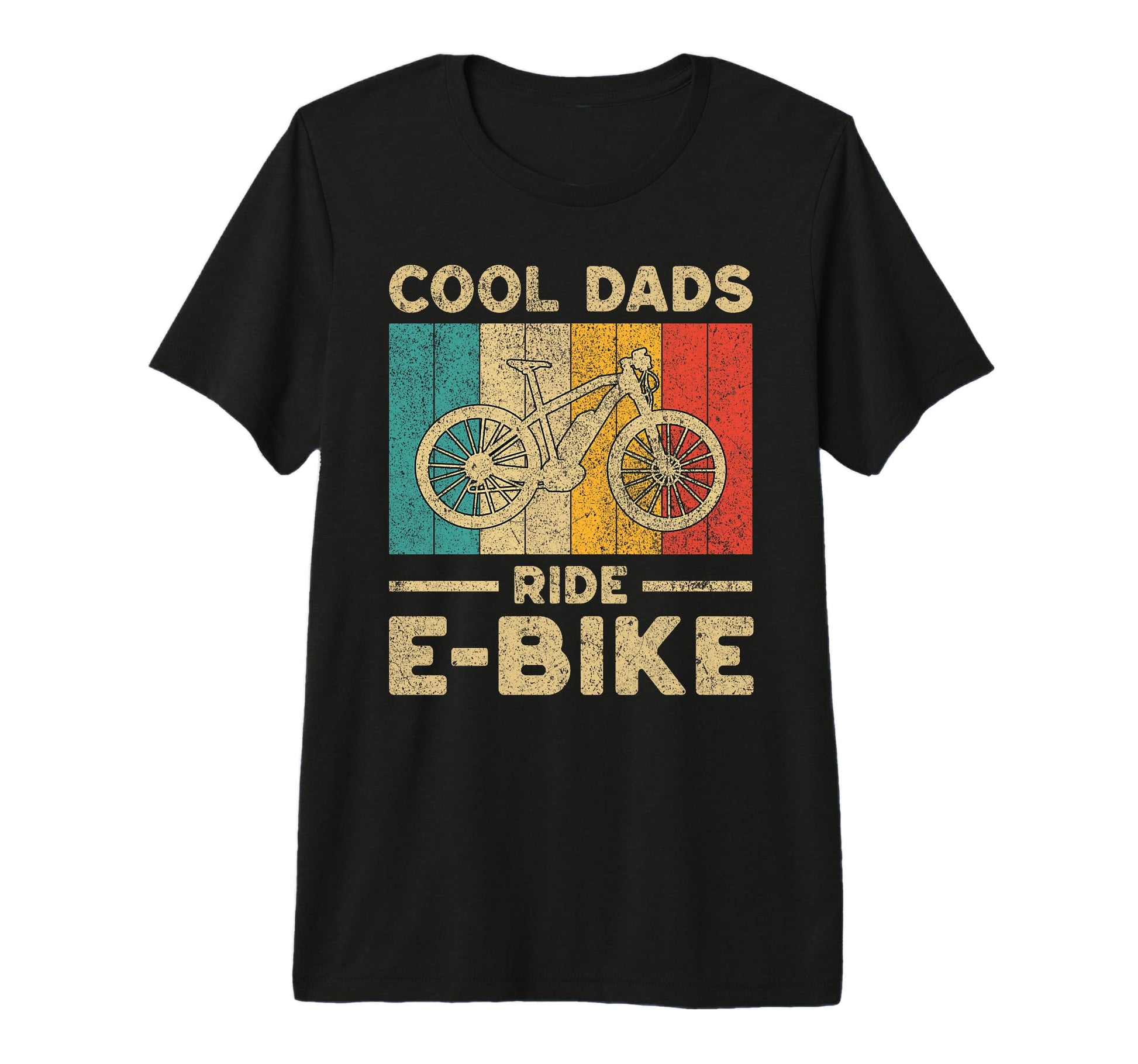 Dads Ride E Bike E Bike Electric T-Shirt - Novelty Apparel Men Women - T-Shirt, Sweatshirt, Hoodie