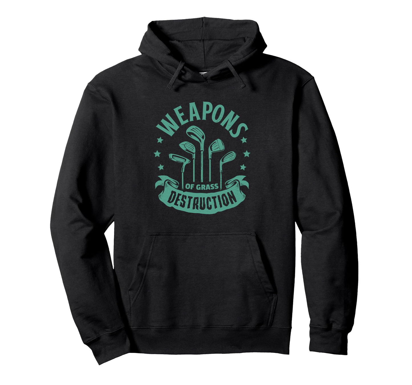 Weapons Grass Destruction Funny Hoodie - Custom Art Print for Adults - T-Shirt, Sweatshirt, Hoodie
