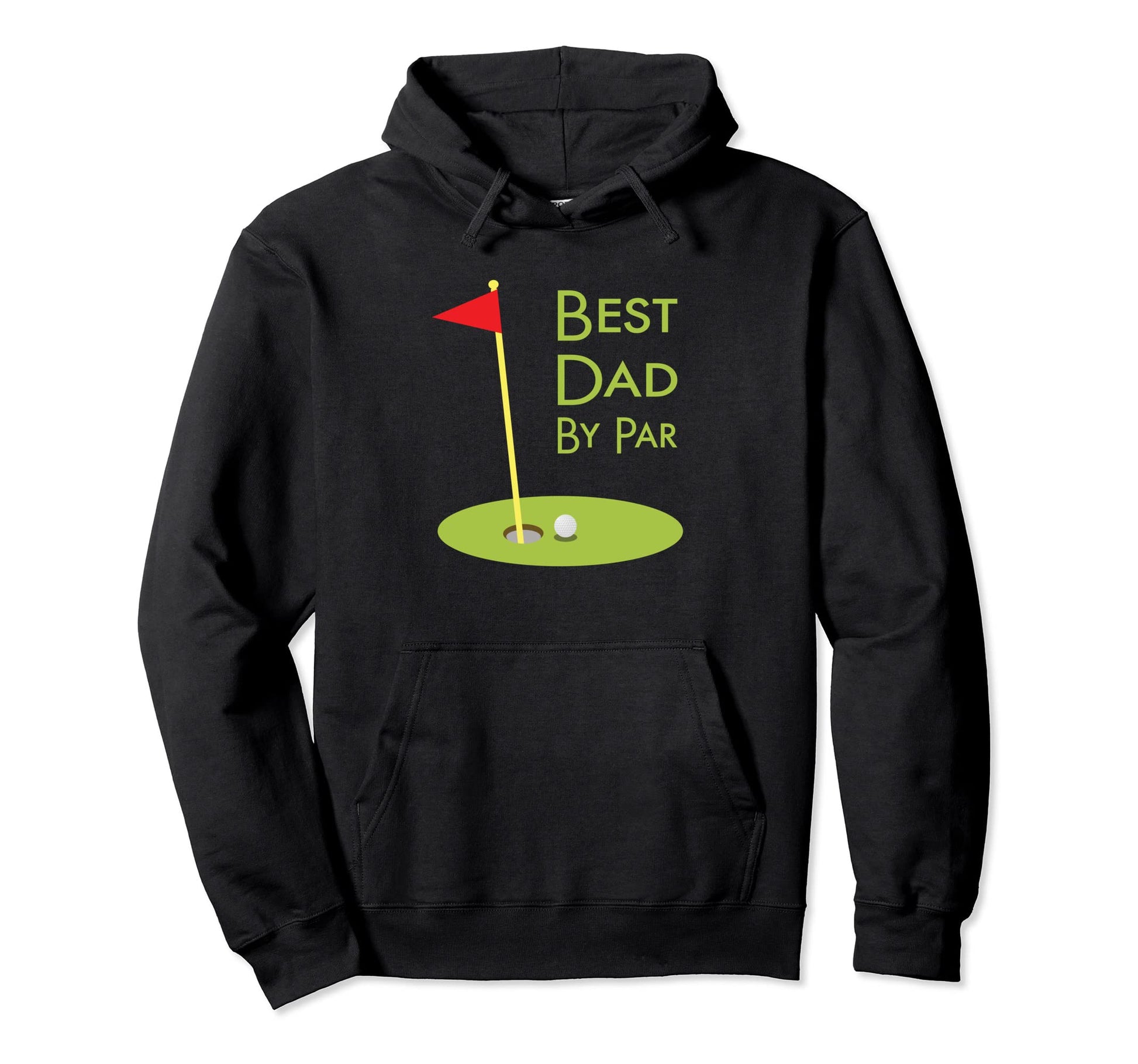 Best Dad Par Golfing Golf Themed Hoodie - Custom Art Print for Adults - T-Shirt, Sweatshirt, Hoodie