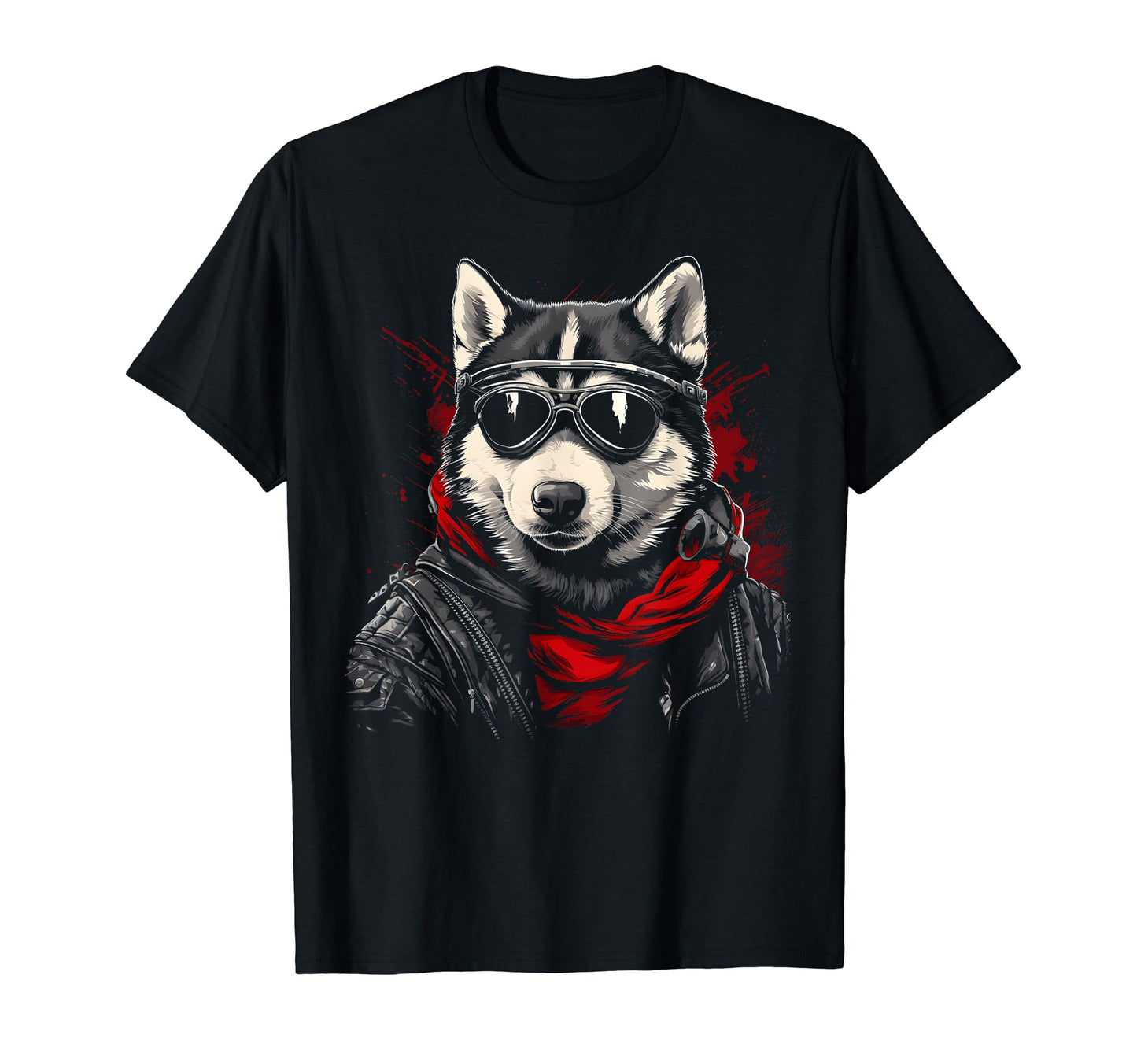 Motorcycle Dad Biker Dog Funny T-Shirt - Novelty Apparel for Adults - T-Shirt, Sweatshirt, Hoodie