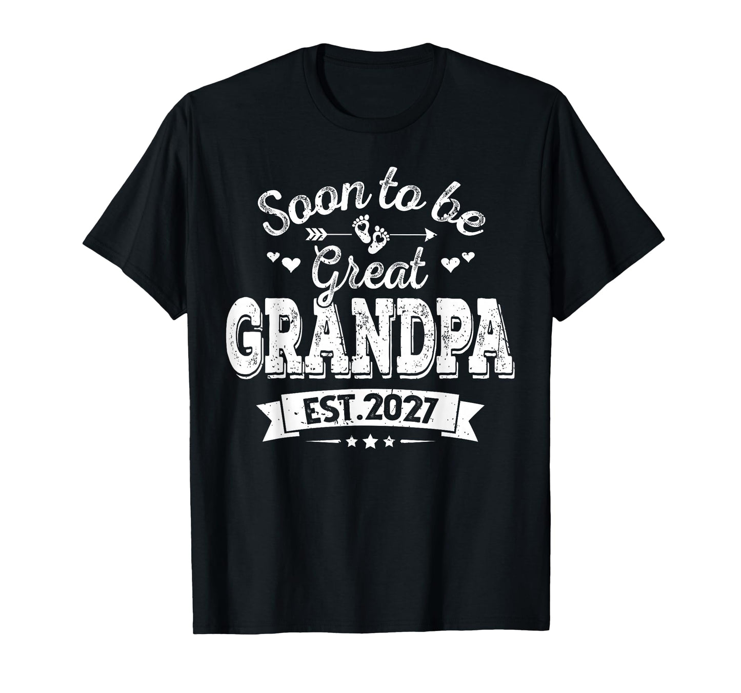 Mens Soon To Be Great Grandpa Est 2027 T-Shirt - Trendy Graphic Unisex - T-Shirt, Sweatshirt, Hoodie