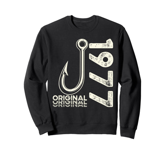 49Th Birthday Fishing Gift Sweatshirt - Custom Art Print for Adults - T-Shirt, Sweatshirt, Hoodie