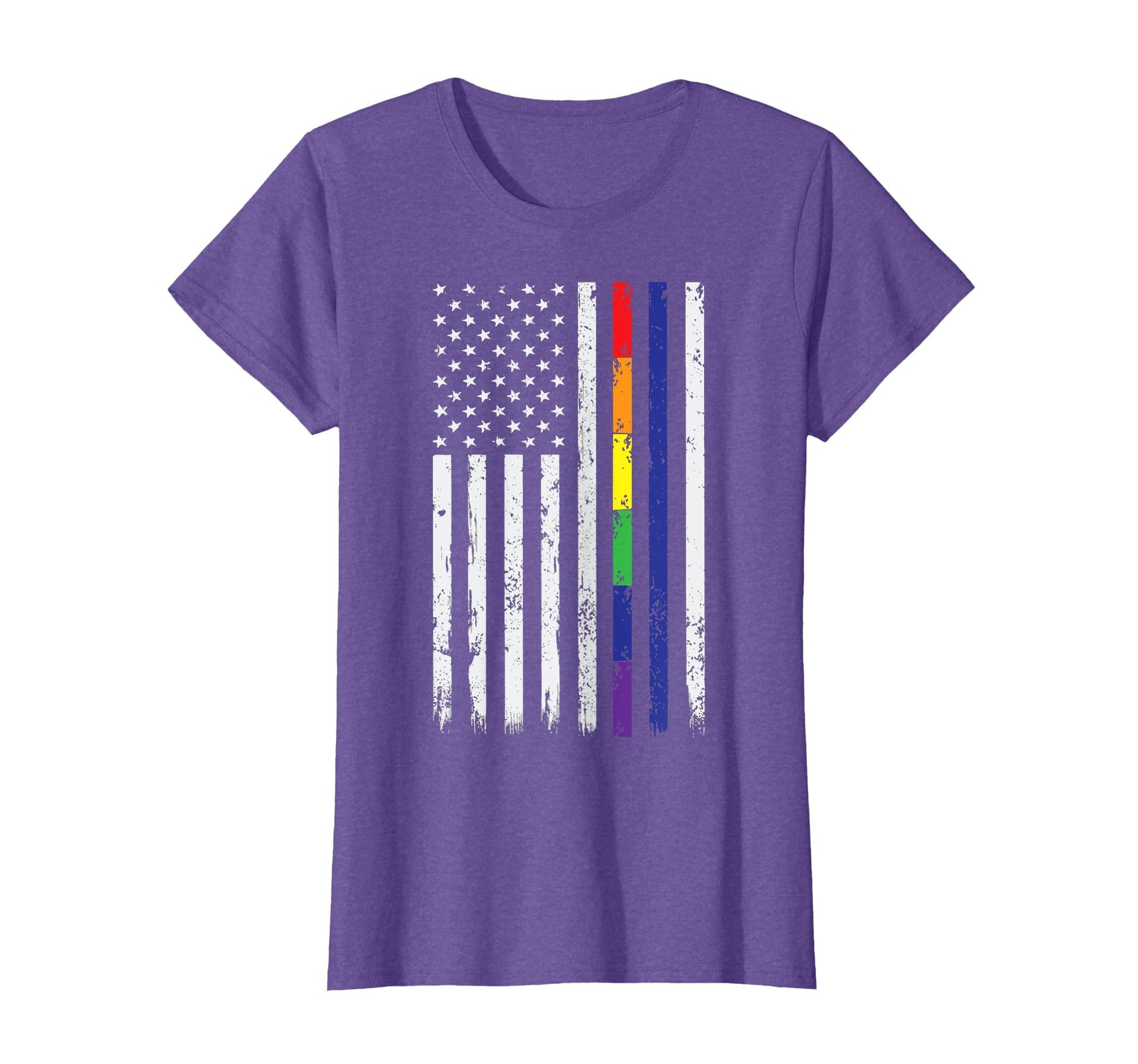 Police Support Lgbt Gay Pride Thin Blue T-Shirt - Graphic Print Men Women - T-Shirt, Sweatshirt, Hoodie