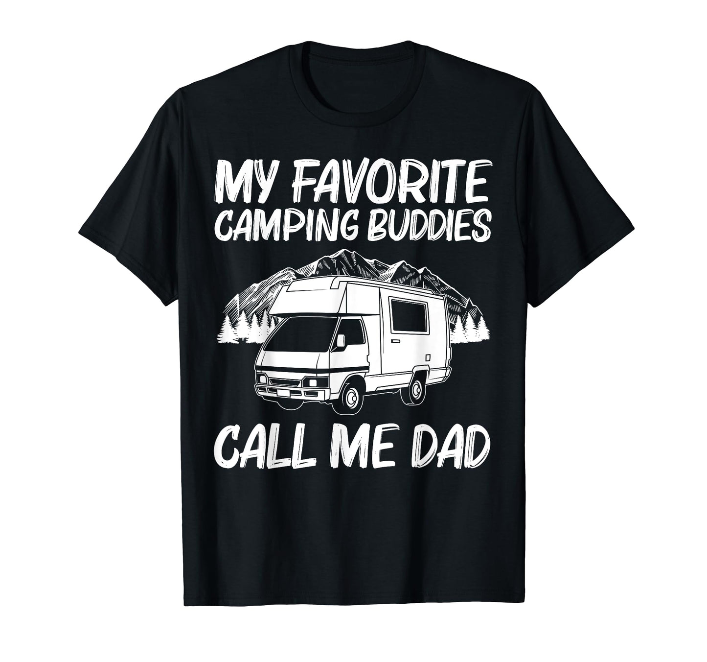 Camping Dad Papa Camper Hiking Outdoor T-Shirt - Unique Graphic Men Women - T-Shirt, Sweatshirt, Hoodie