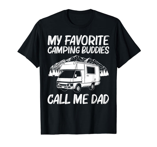 Camping Dad Papa Camper Hiking Outdoor T-Shirt - Unique Graphic Men Women - T-Shirt, Sweatshirt, Hoodie