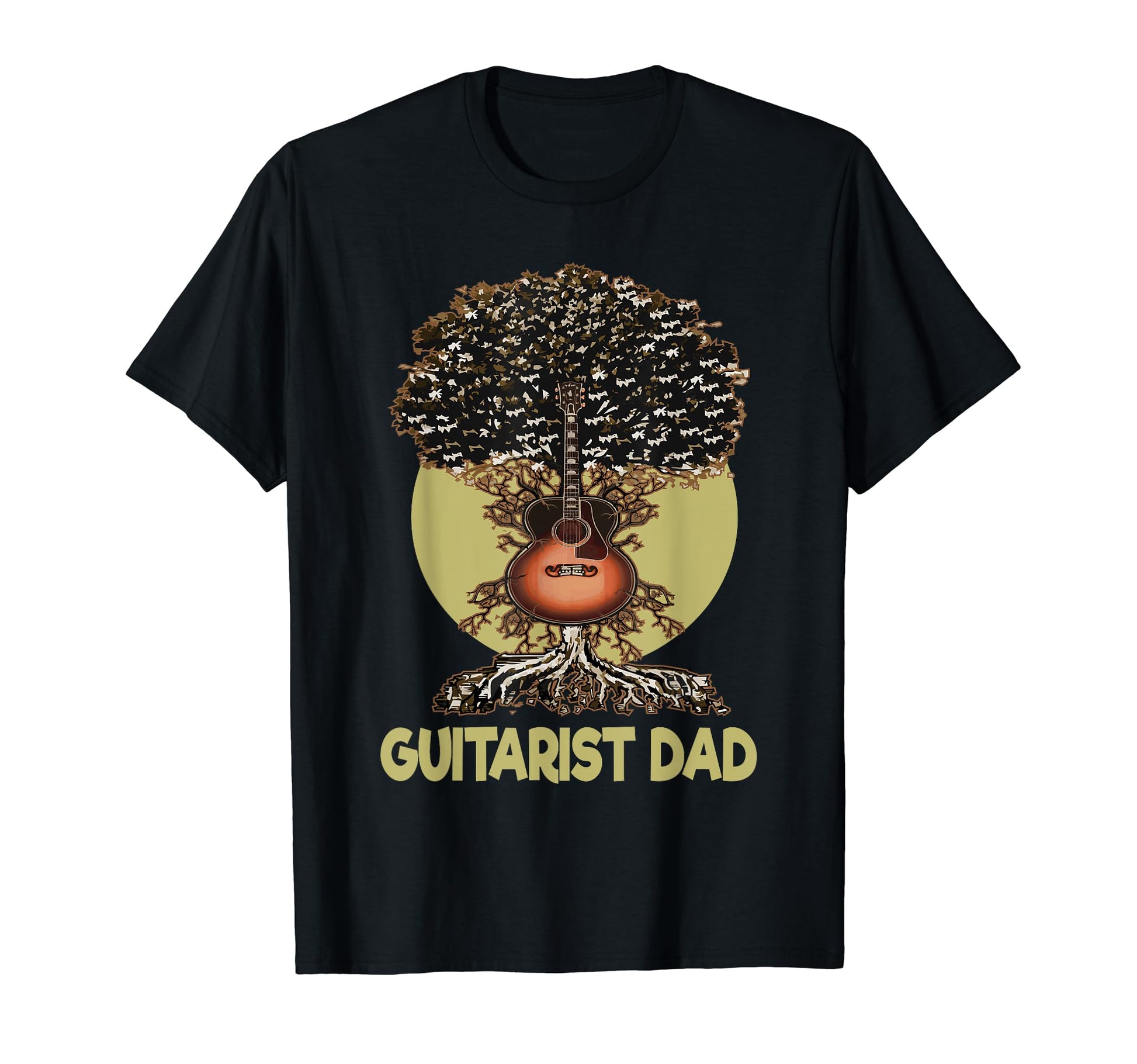 Guitarist Dad Tree Life Guitarist T-Shirt - Casual Everyday Wear Unisex - T-Shirt, Sweatshirt, Hoodie