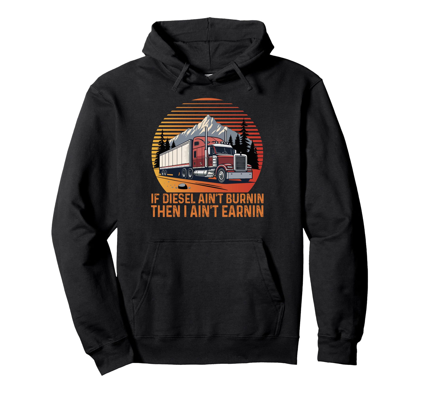 Rero Truck Driver Art Dad Papa Trucking Hoodie - Novelty Apparel Unisex - T-Shirt, Sweatshirt, Hoodie