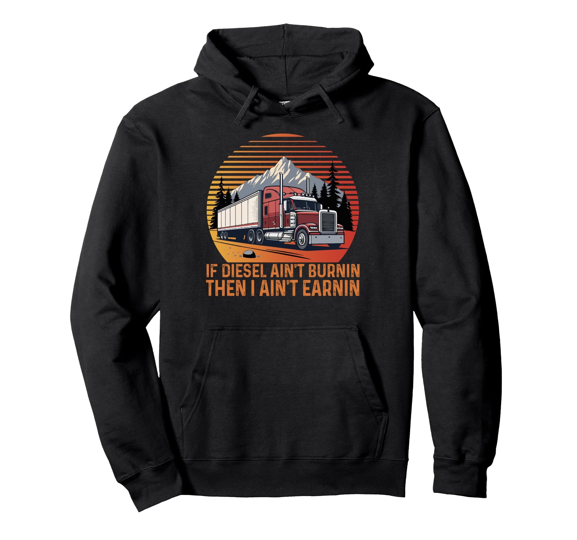 Rero Truck Driver Art Dad Papa Trucking Hoodie - Novelty Apparel Unisex - T-Shirt, Sweatshirt, Hoodie