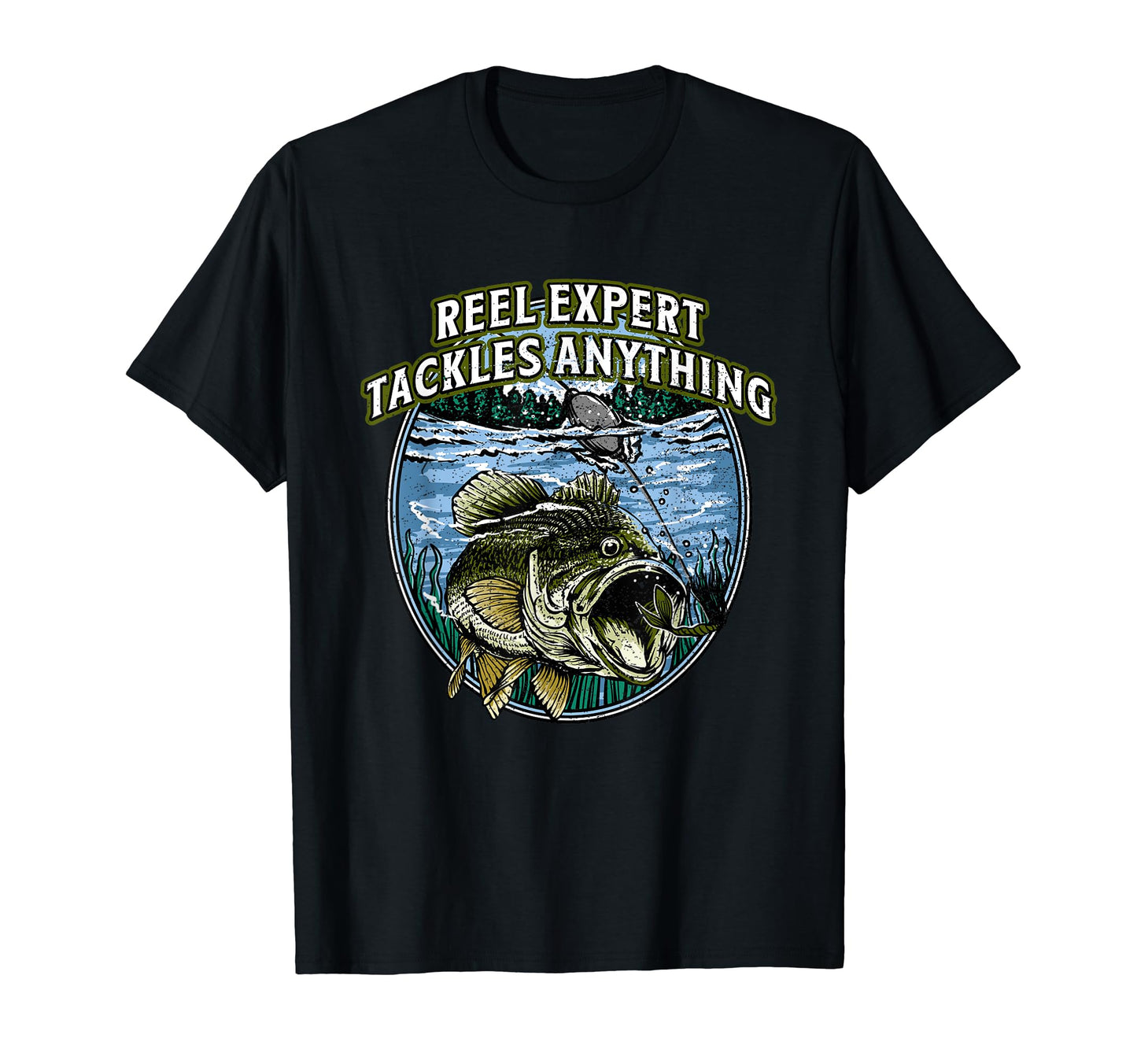 Reel Expert Tackles Anything Fishing T-Shirt - Minimalist Print Unisex - T-Shirt, Sweatshirt, Hoodie