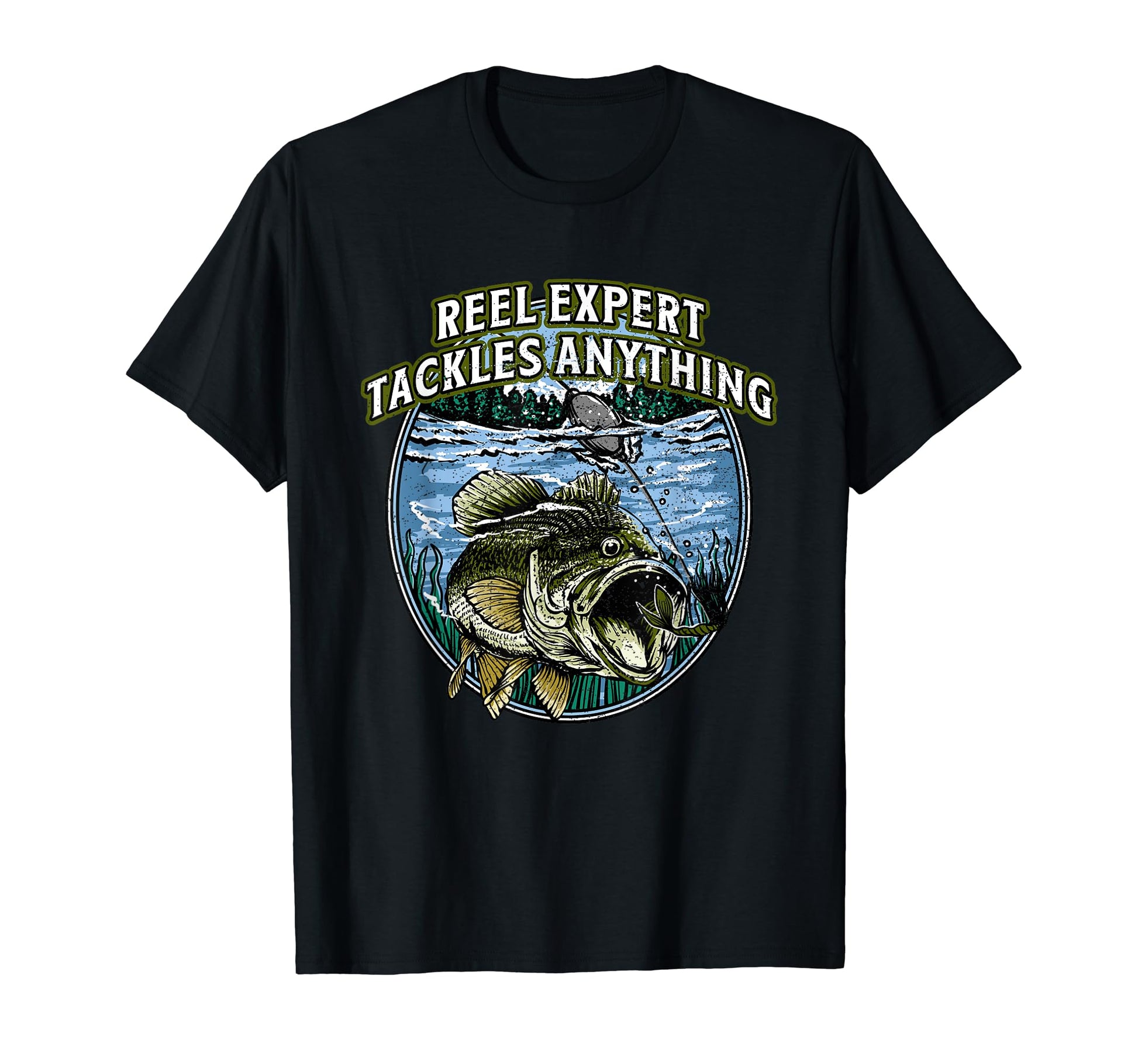 Reel Expert Tackles Anything Fishing T-Shirt - Minimalist Print Unisex - T-Shirt, Sweatshirt, Hoodie
