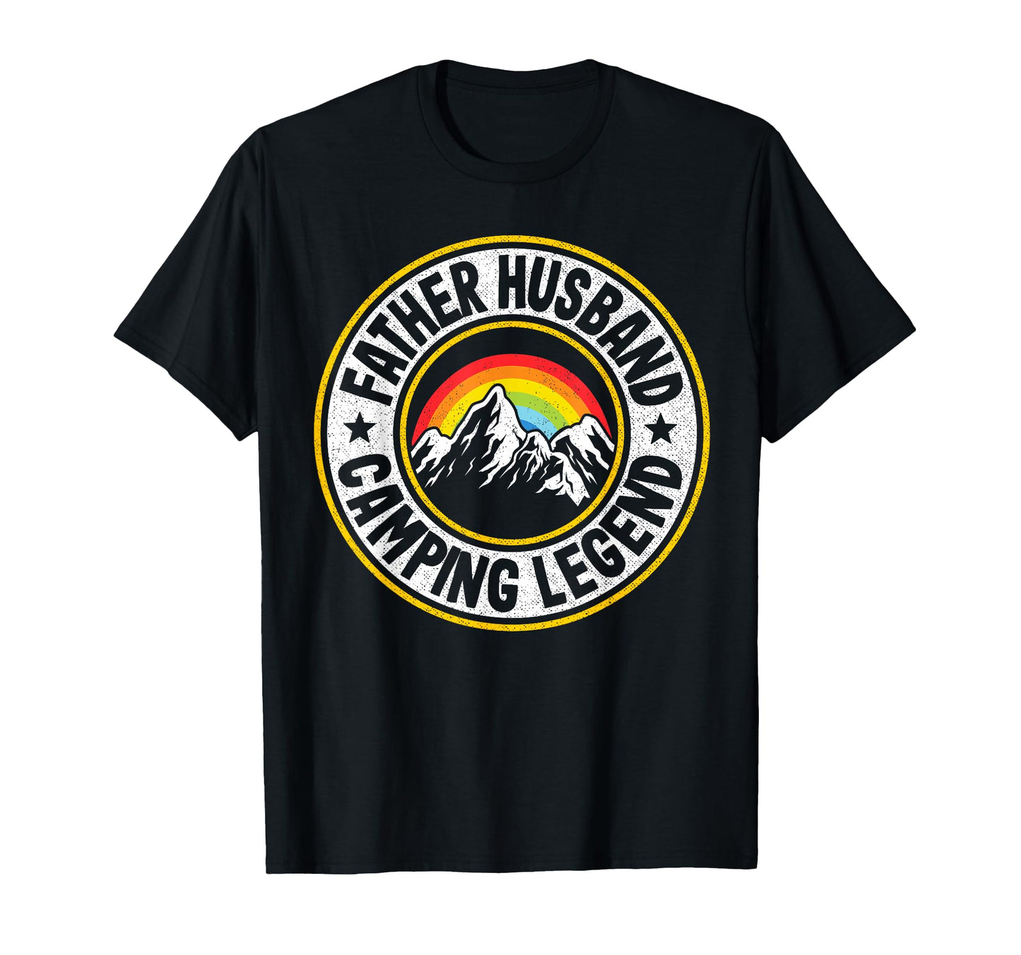 Father Husband Camping Legend Rv Camper T-Shirt - Graphic Print Men Women - T-Shirt, Sweatshirt, Hoodie