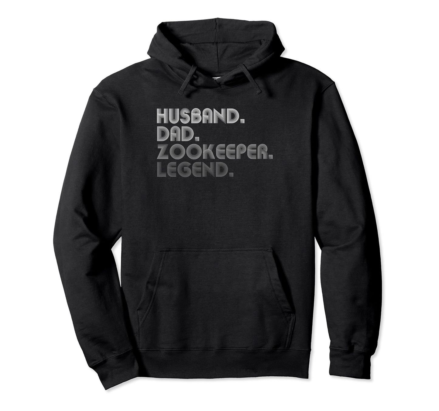 Husband Dad Zookeeper Funny Zoo Animal Hoodie - Minimalist Print Men Women - T-Shirt, Sweatshirt, Hoodie
