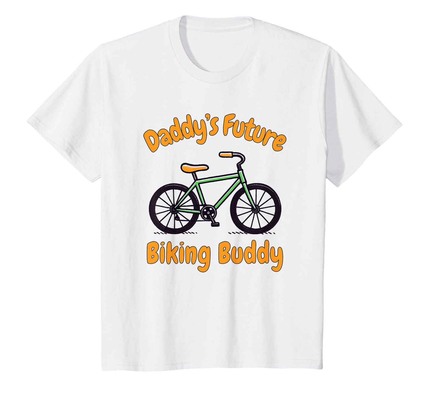 Biker Dad Daddys Future Biking Buddy T-Shirt - Custom Art Print Unisex - T-Shirt, Sweatshirt, Hoodie