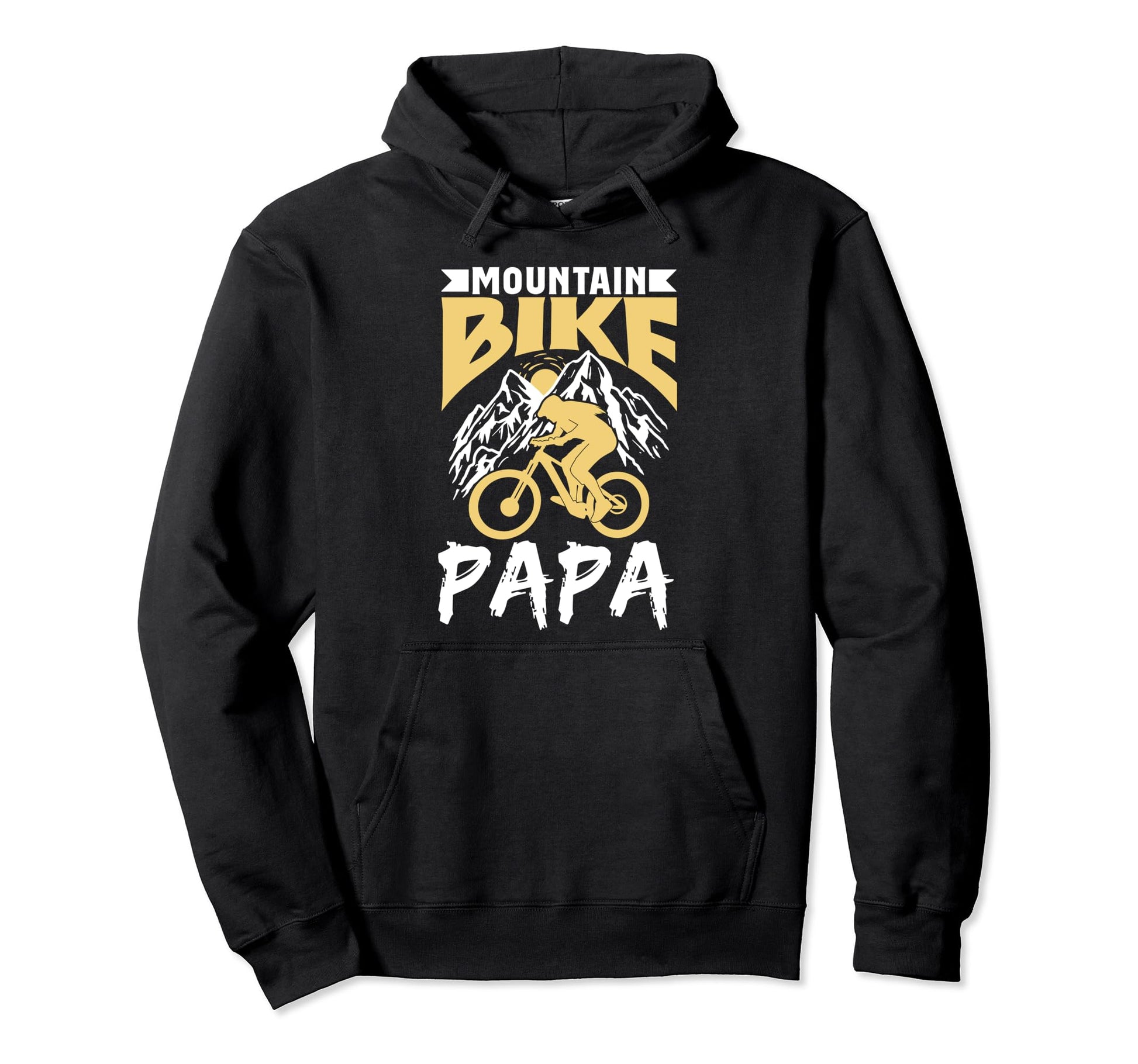 Mountain Bike Papa Biking Hoodie - Streetwear Style for Adults - T-Shirt, Sweatshirt, Hoodie