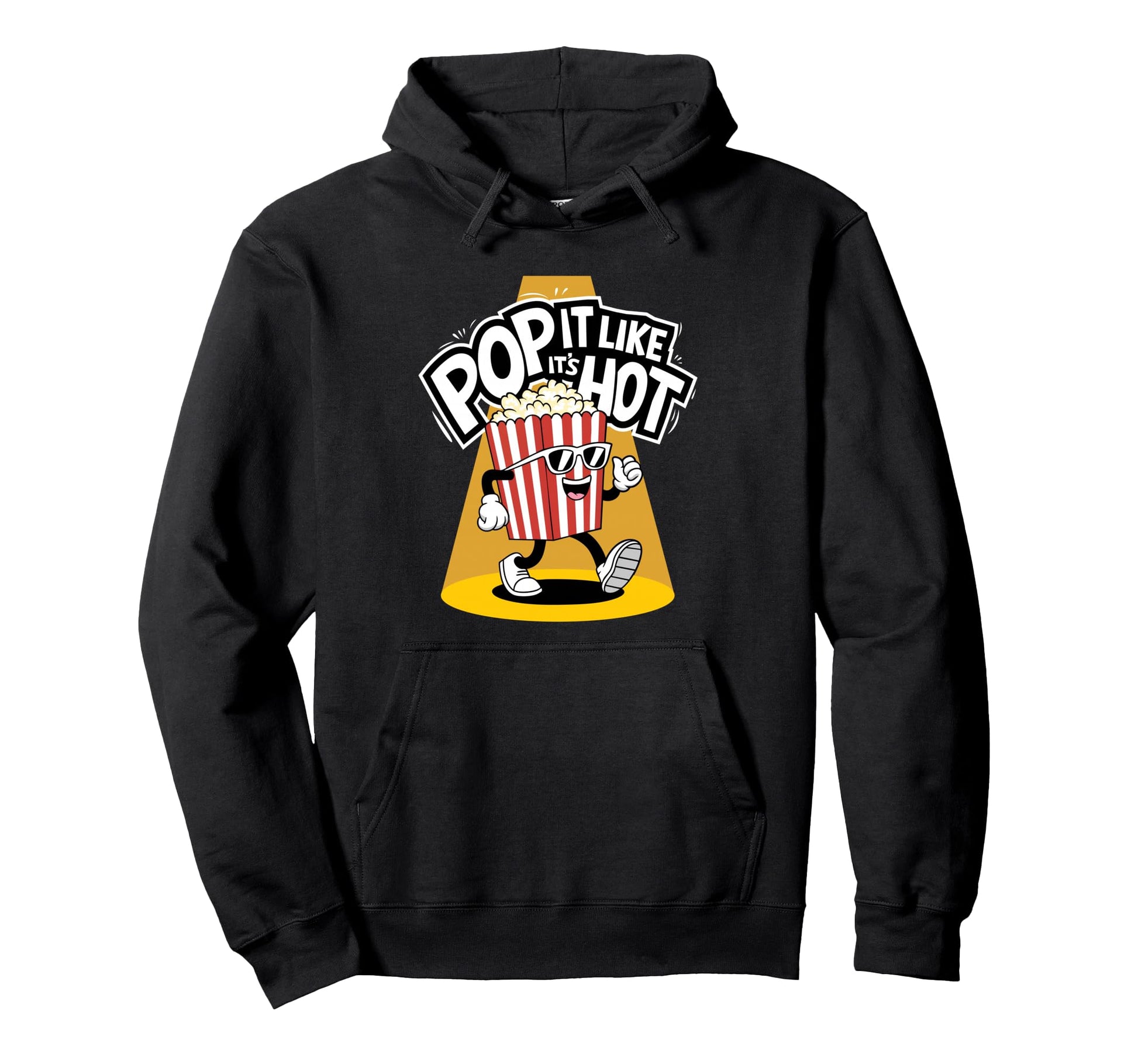 Pop It Like Its Hot Funny Movie Hoodie - Minimalist Print for Adults - T-Shirt, Sweatshirt, Hoodie