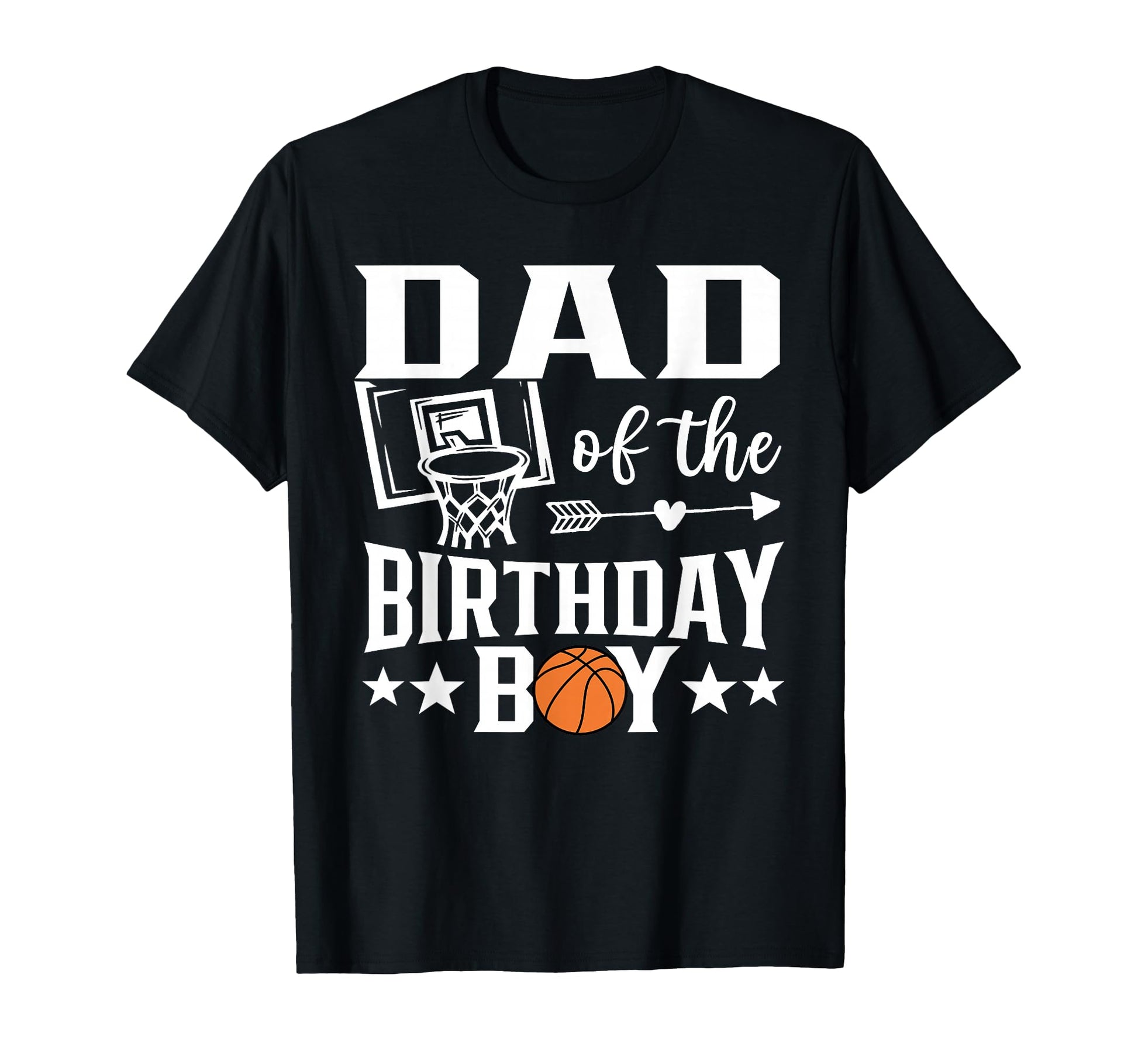 Basketball Dad Birthday Family Matching T-Shirt - Minimalist Print Unisex - T-Shirt, Sweatshirt, Hoodie