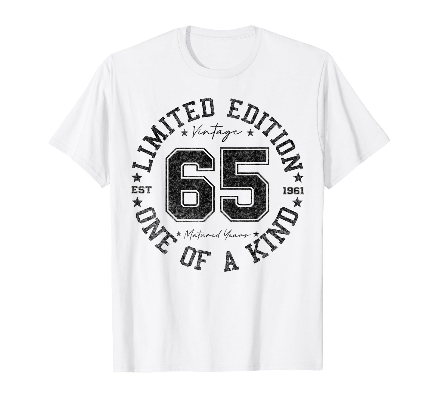 65 Year Old Gifts 1961 65Th T-Shirt - Casual Everyday Wear for Adults - T-Shirt, Sweatshirt, Hoodie