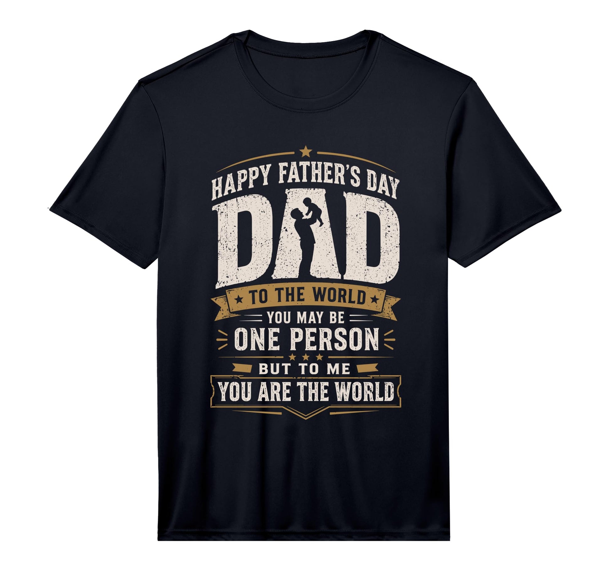 Mens Happy Fathers Day Dad To Me You Are T-Shirt - Novelty Apparel Unisex - T-Shirt, Sweatshirt, Hoodie
