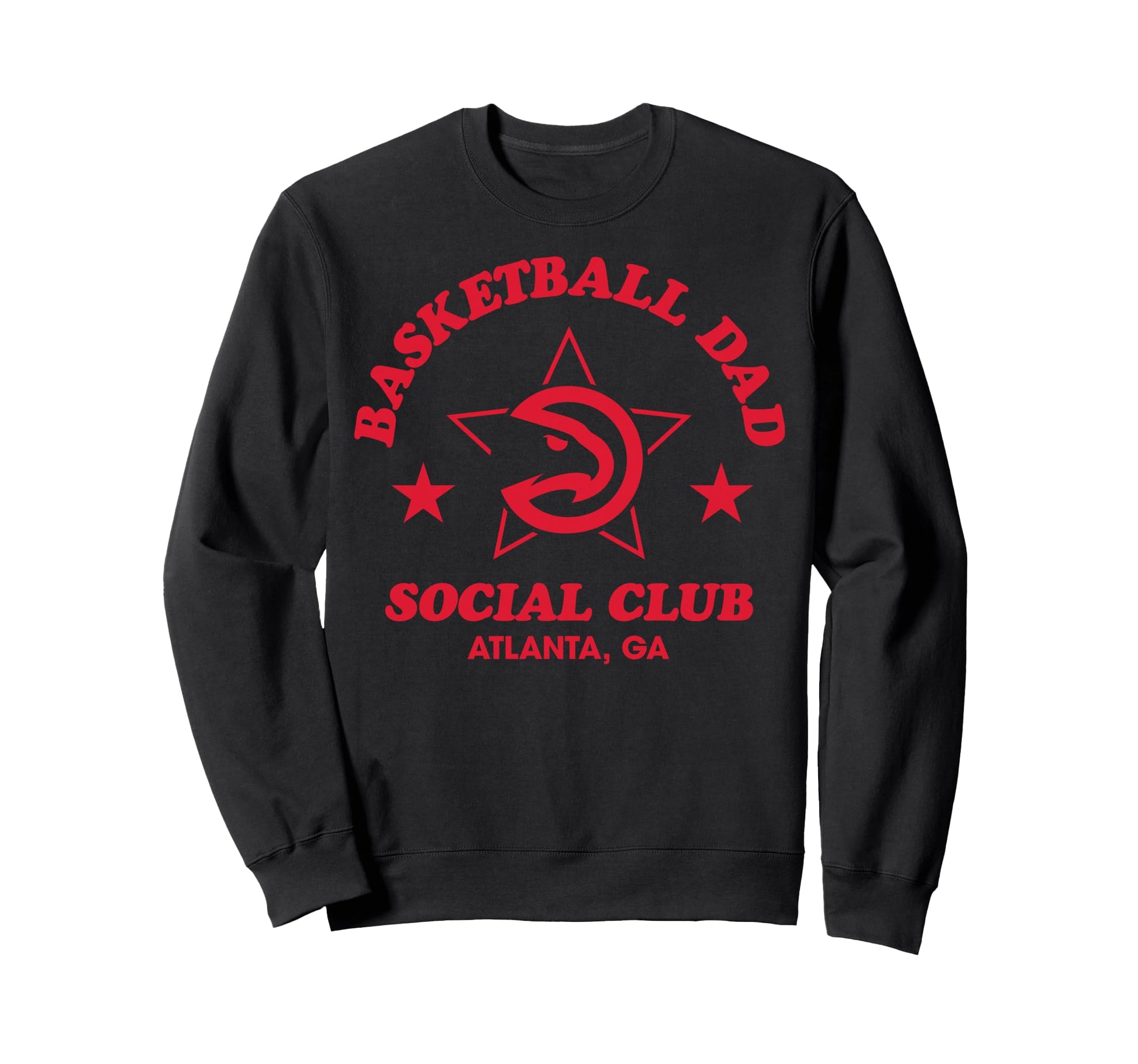 Nba Atlanta Hawks Basketball Dad Sweatshirt - Graphic Print Men Women - T-Shirt, Sweatshirt, Hoodie