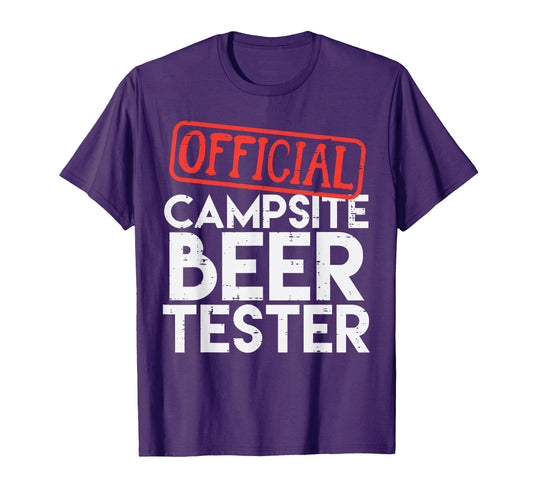 Campsite Tester Camping Funny Camper T-Shirt - Unique Graphic for Adults - T-Shirt, Sweatshirt, Hoodie