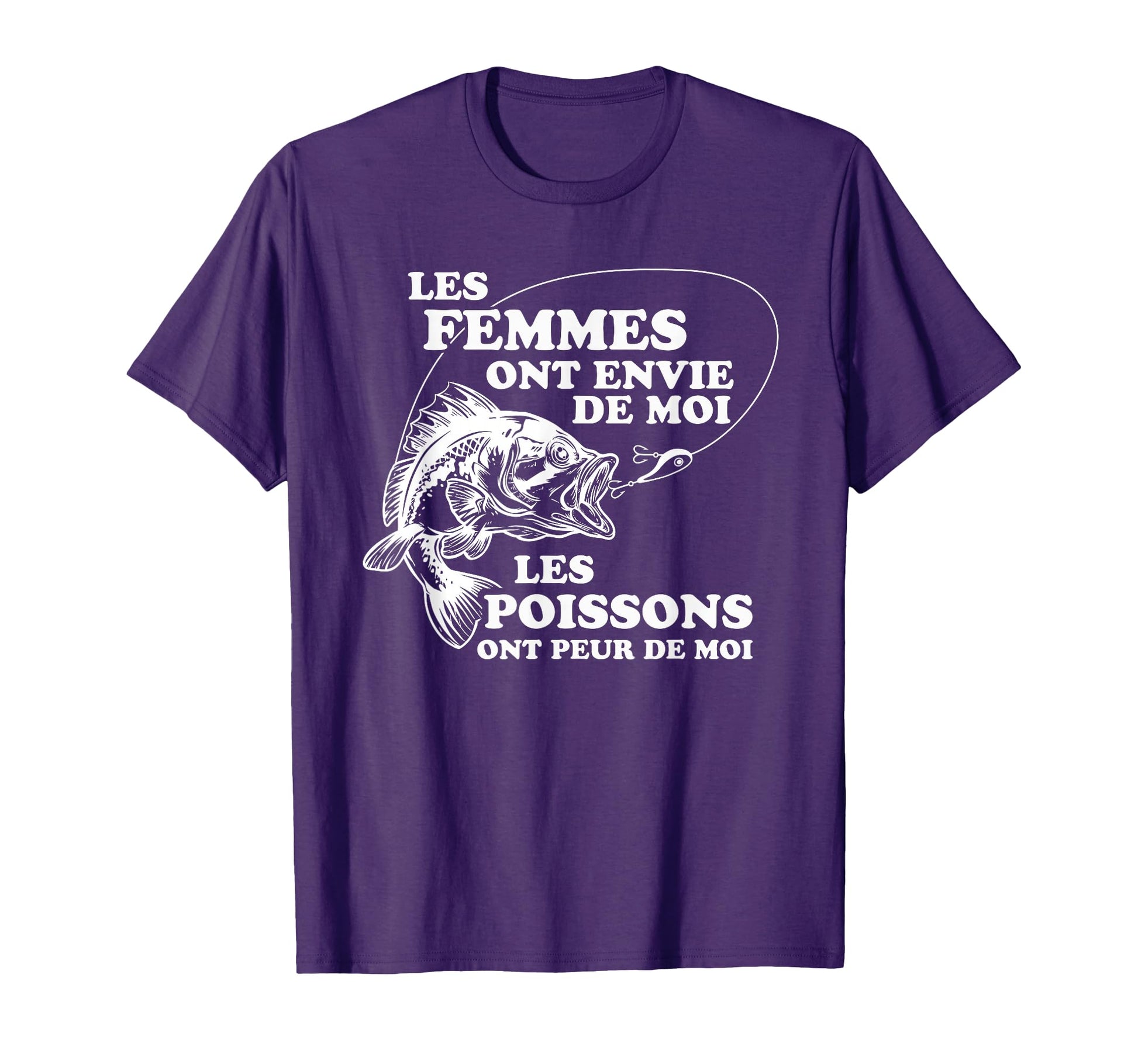 Love Me Fish Fear Me French Funny Gift T-Shirt - Custom Art Print Men Women - T-Shirt, Sweatshirt, Hoodie