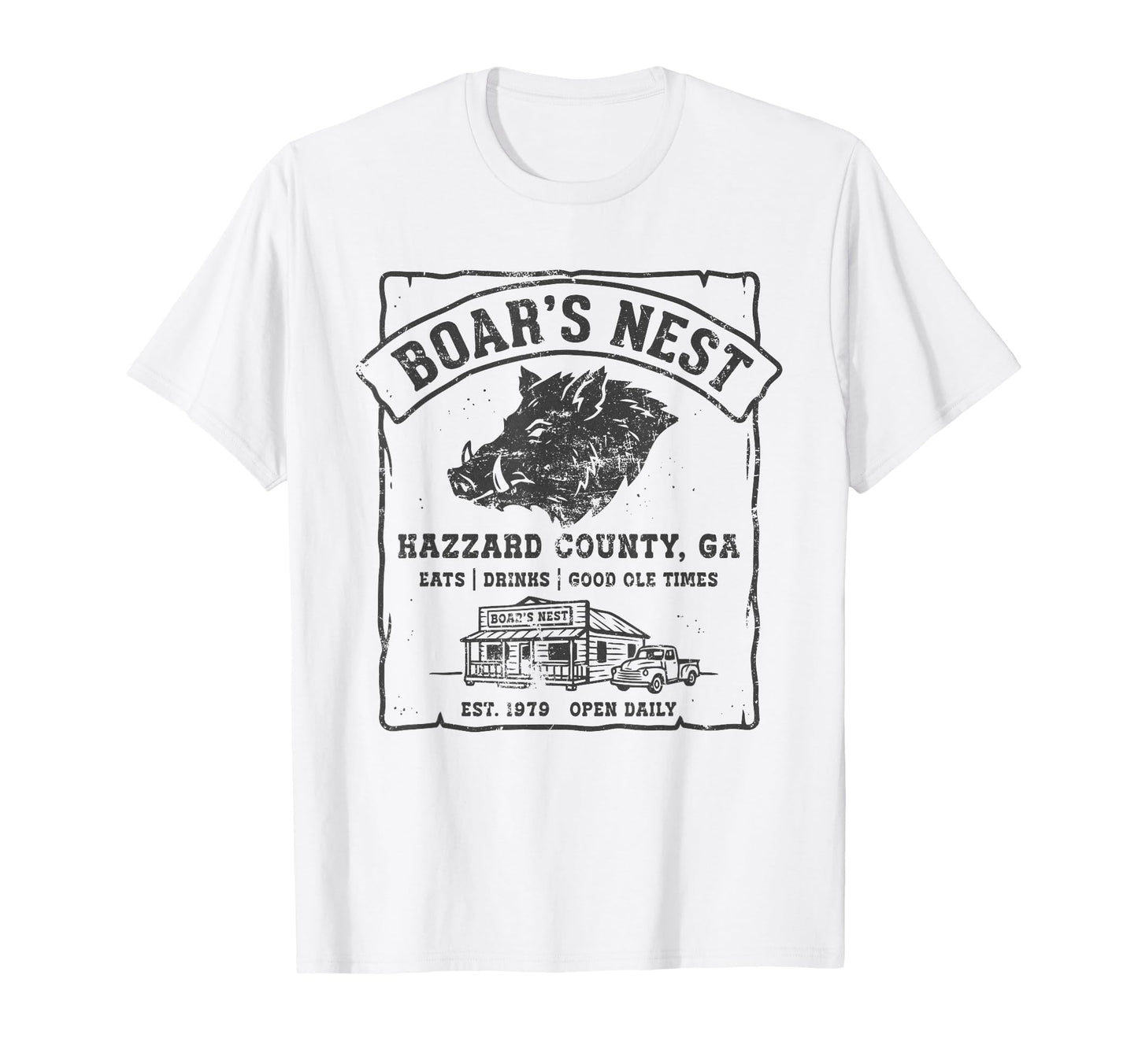 Boars Nest General Charger 01 Rebel T-Shirt - Fun Novelty Design Men Women - T-Shirt, Sweatshirt, Hoodie