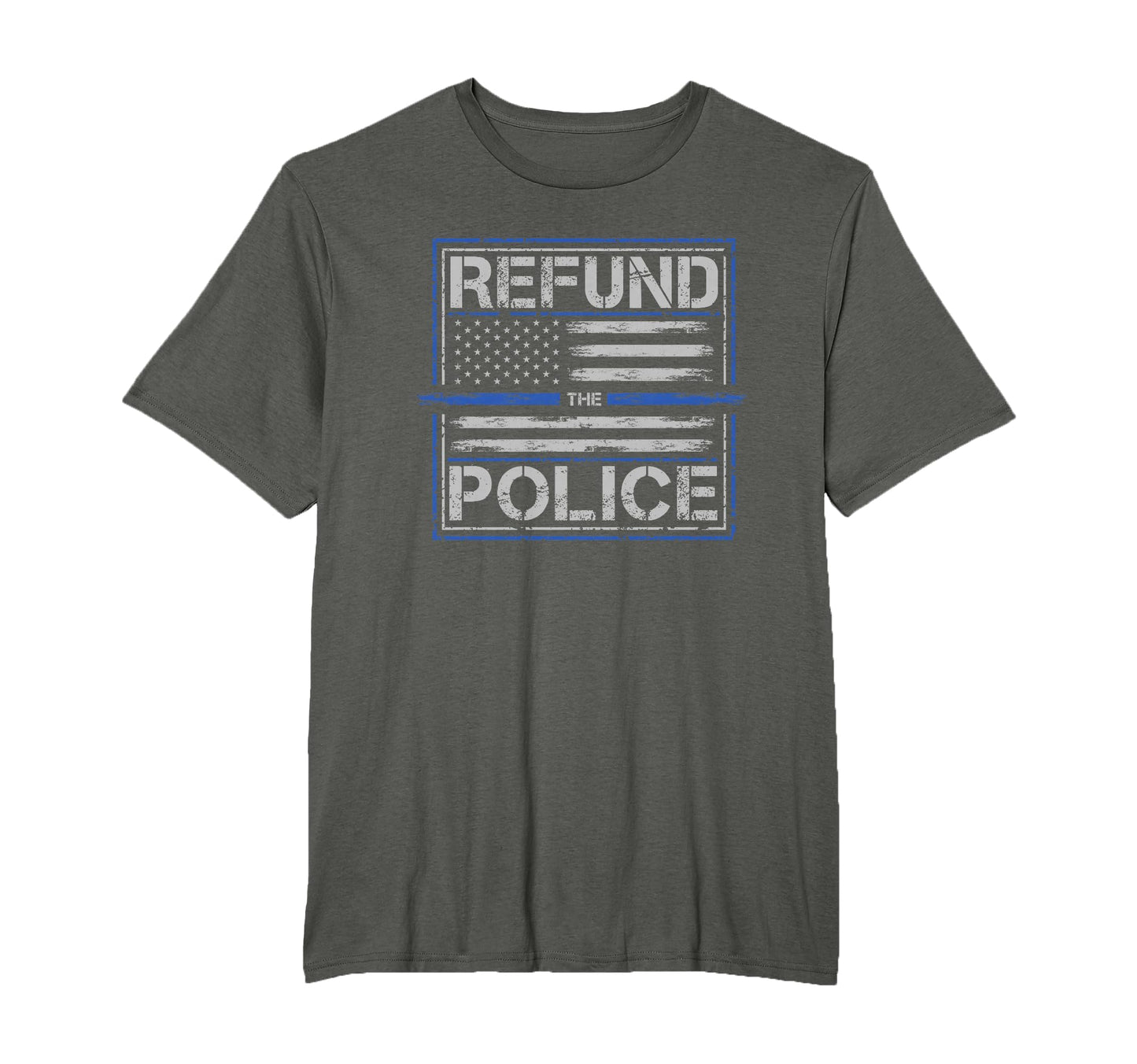 Re Fund Police Patriotic Usa T-Shirt - Streetwear Style for Adults - T-Shirt, Sweatshirt, Hoodie