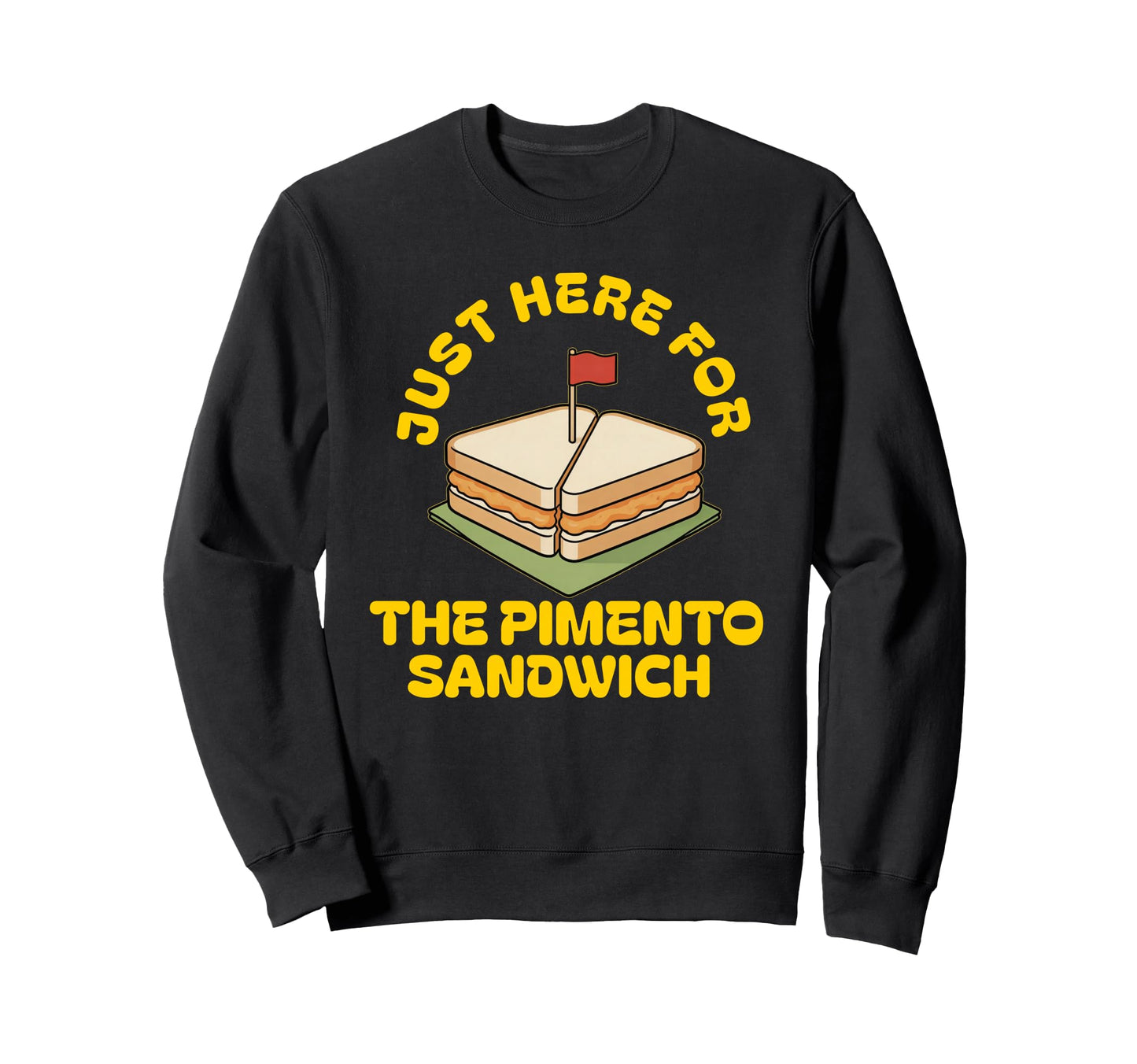 Pimento Cheese Sandwich Golf Dad Sweatshirt - Novelty Apparel for Adults - T-Shirt, Sweatshirt, Hoodie