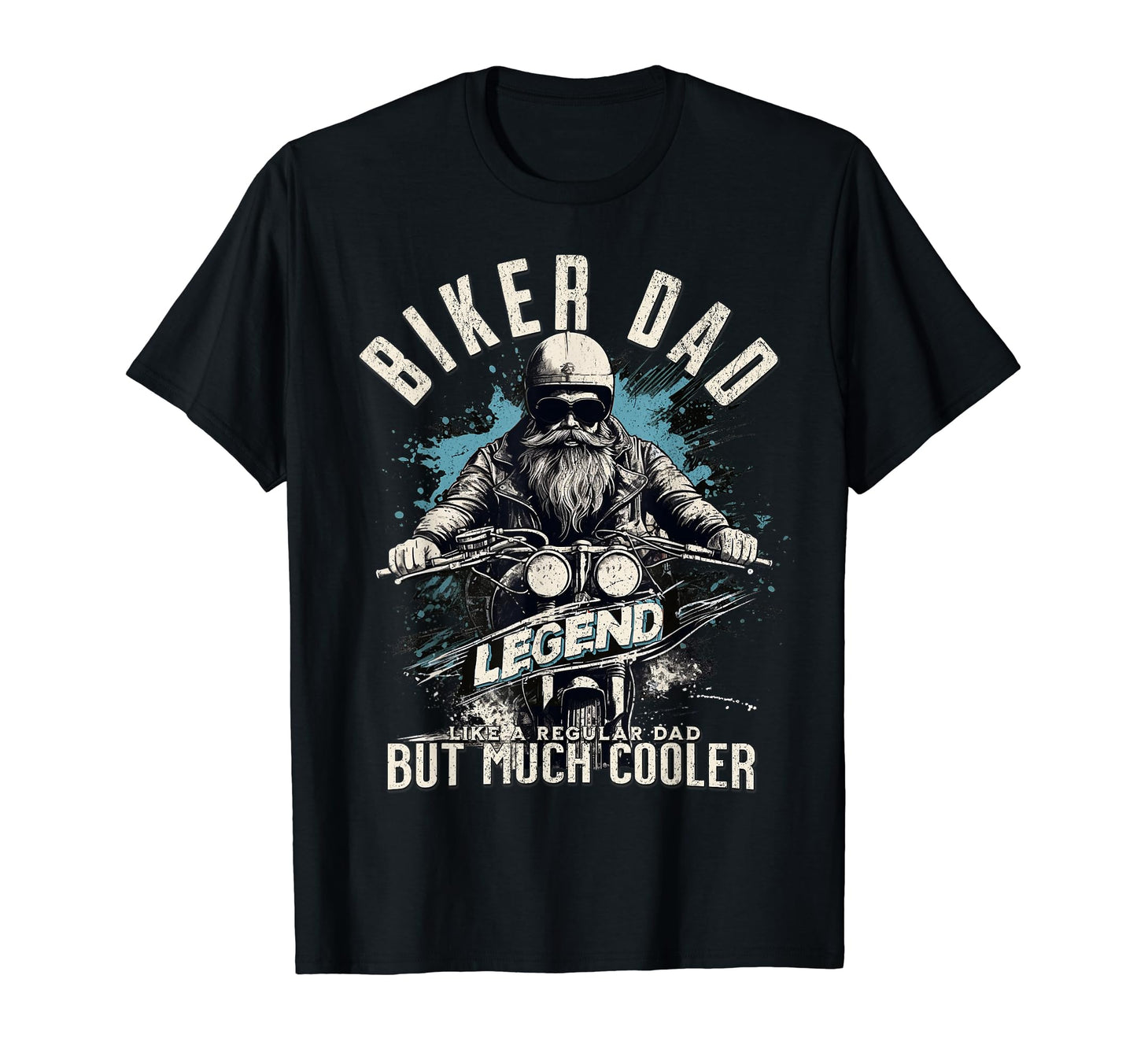 Biker Dad Legend Dad Motorcycle T-Shirt - Graphic Print for Adults - T-Shirt, Sweatshirt, Hoodie