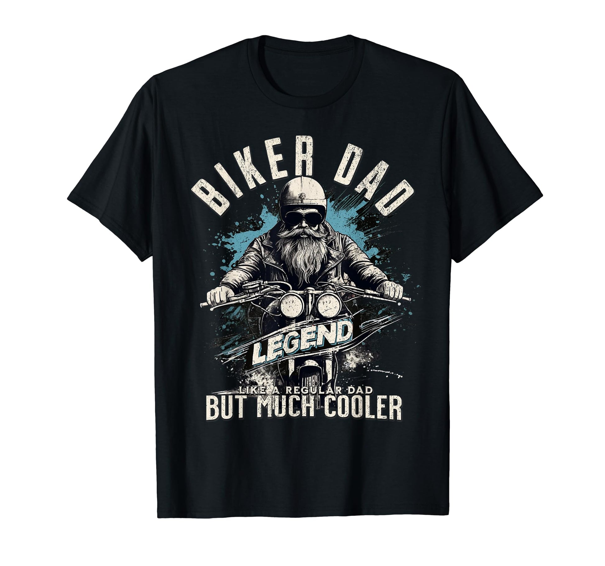 Biker Dad Legend Dad Motorcycle T-Shirt - Graphic Print for Adults - T-Shirt, Sweatshirt, Hoodie