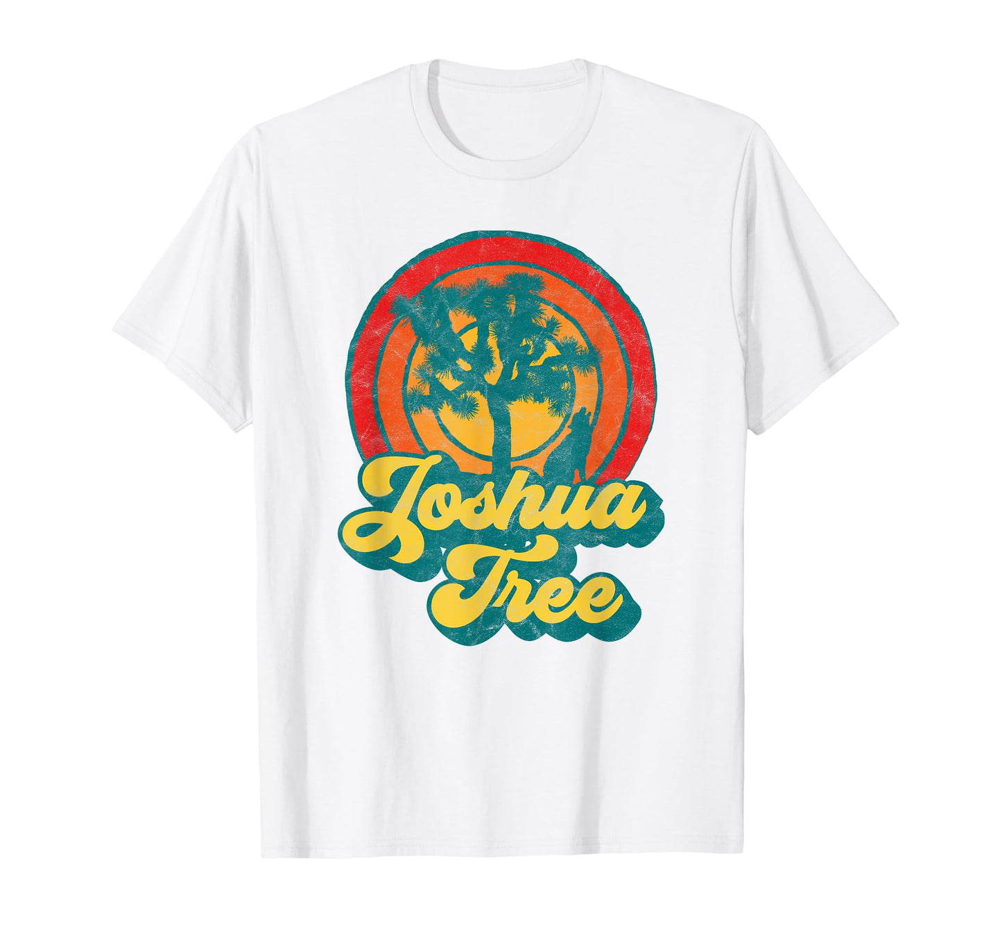 Joshua Tree National Park Coyote T-Shirt - Fun Novelty Design for Adults - T-Shirt, Sweatshirt, Hoodie