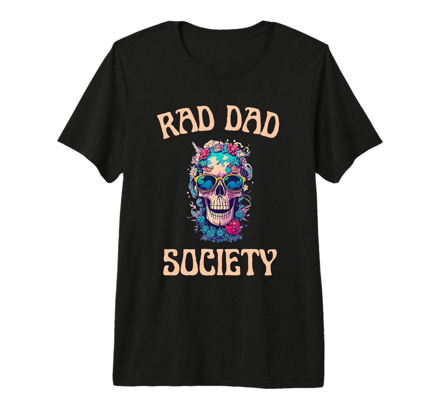 Rad Dad Society Fathers Day Husband T-Shirt - Minimalist Print for Adults - T-Shirt, Sweatshirt, Hoodie