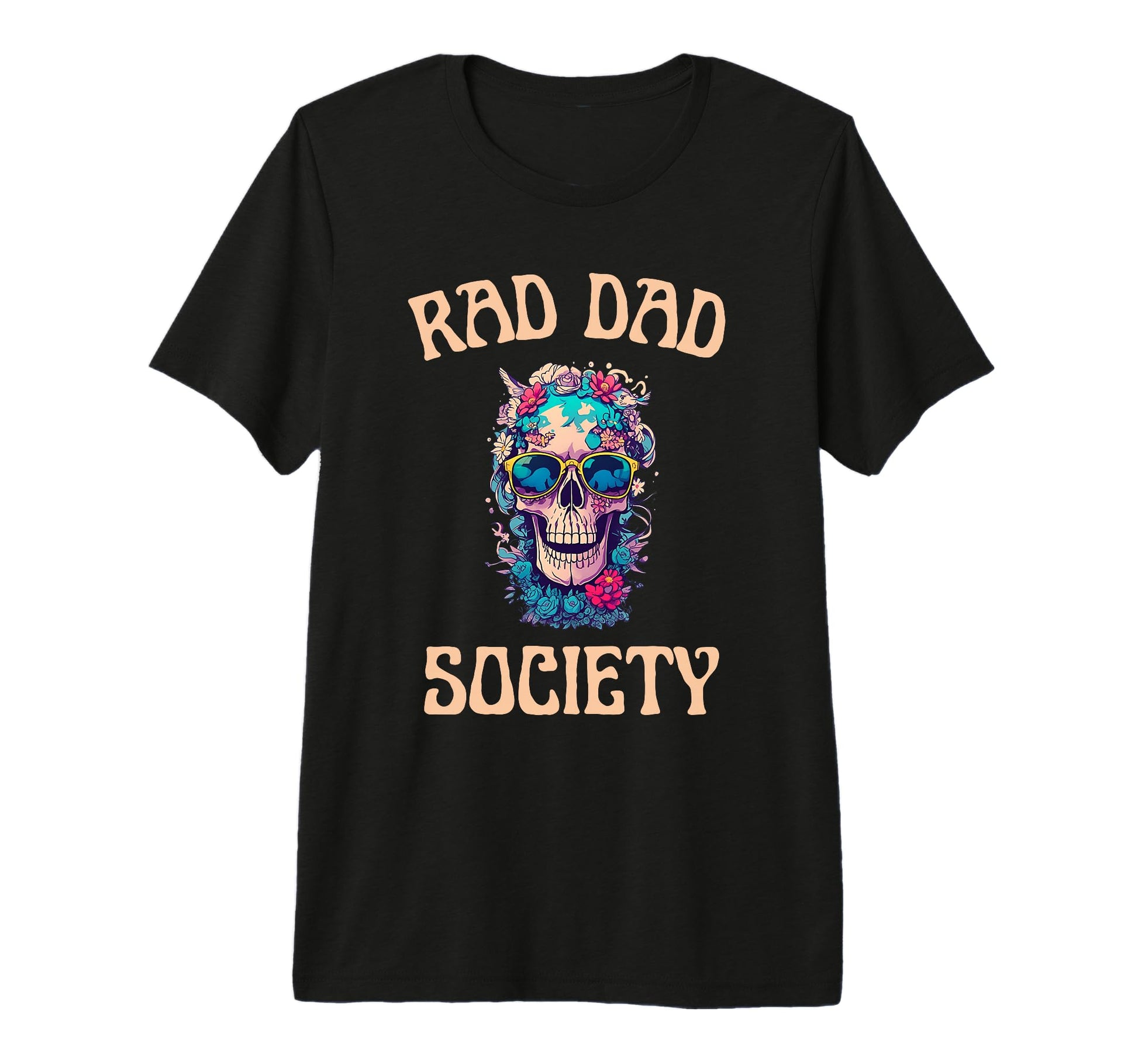 Rad Dad Society Fathers Day Husband T-Shirt - Minimalist Print for Adults - T-Shirt, Sweatshirt, Hoodie