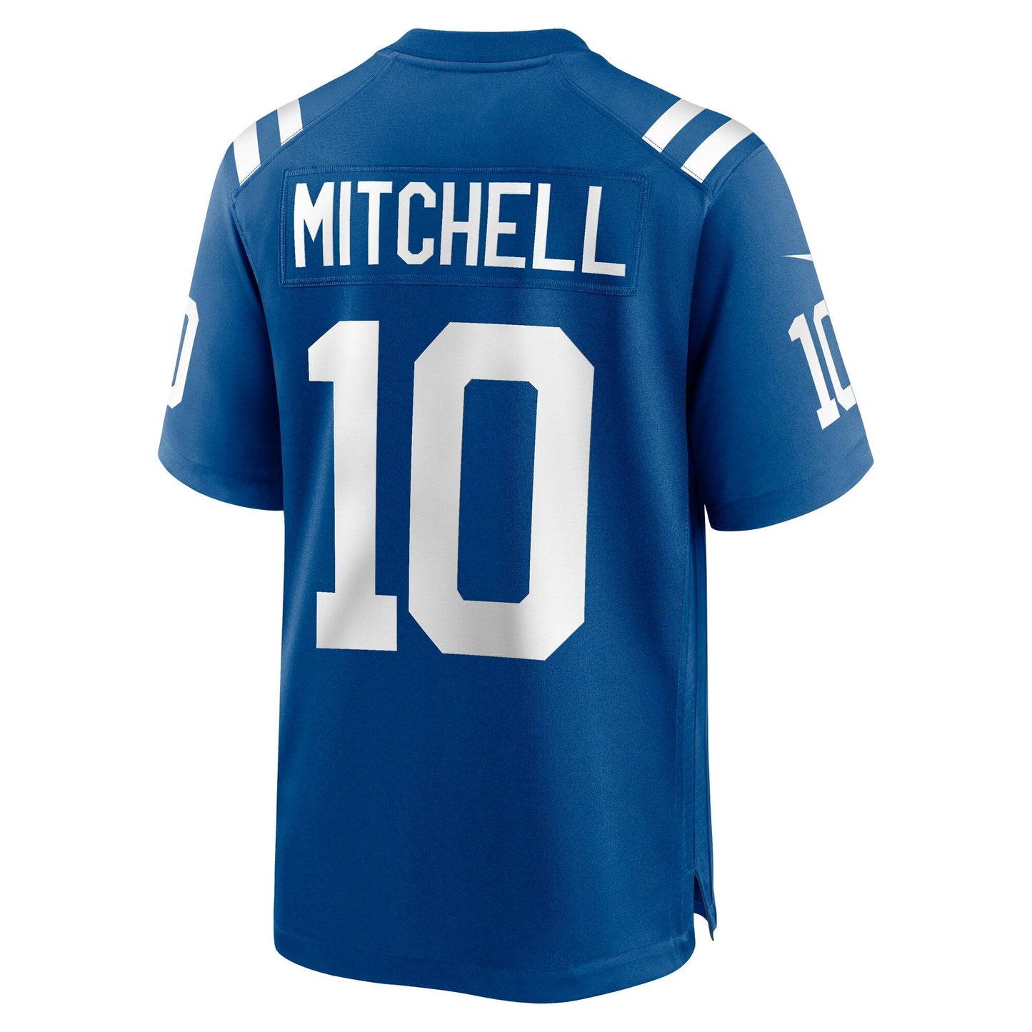 Adonai Mitchell Indianapolis Colts 2024 NFL Draft Game Jersey - Royal football jersey product view 3