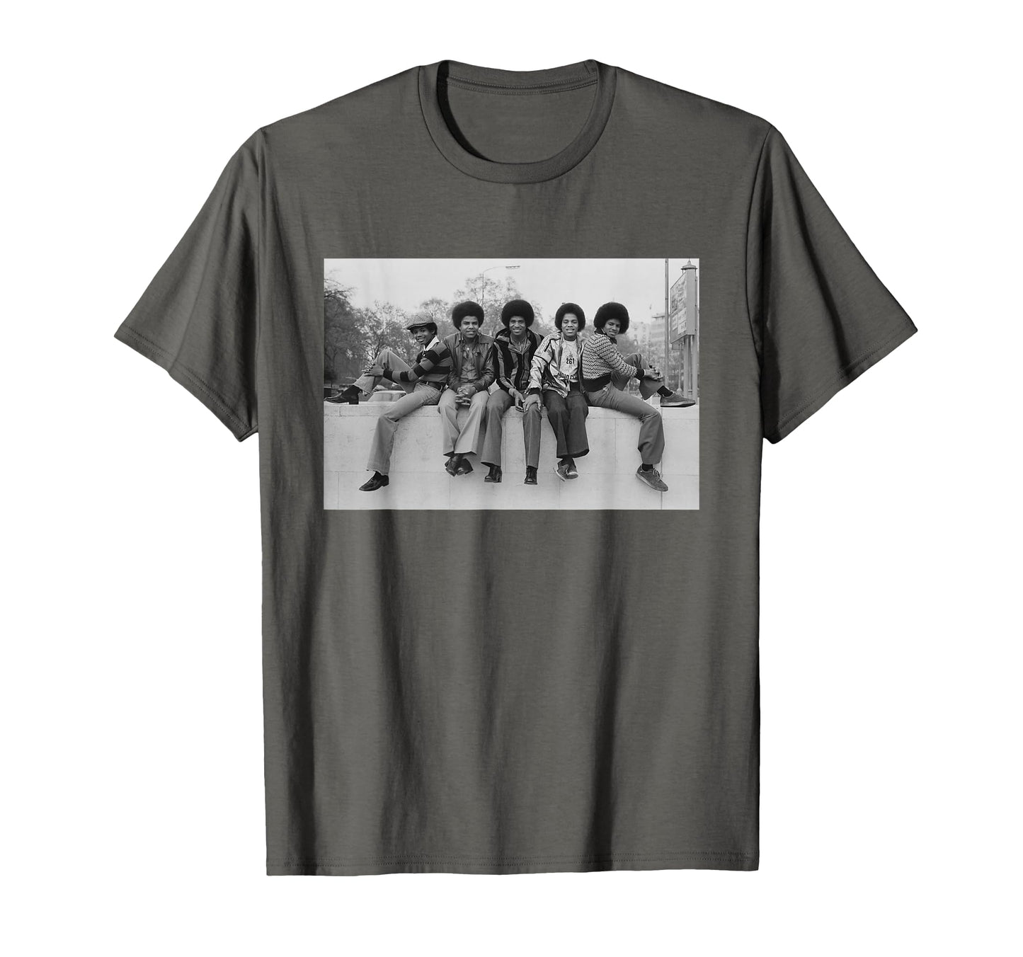 Michael Jackson Jackson 5 Pop Group London T-Shirt - Novelty Apparel Unisex - T-Shirt, Sweatshirt, Hoodie