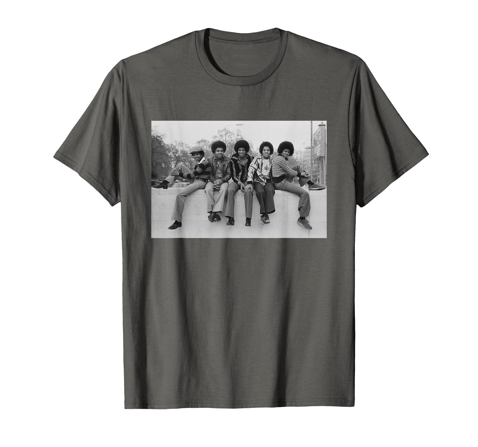 Michael Jackson Jackson 5 Pop Group London T-Shirt - Novelty Apparel Unisex - T-Shirt, Sweatshirt, Hoodie