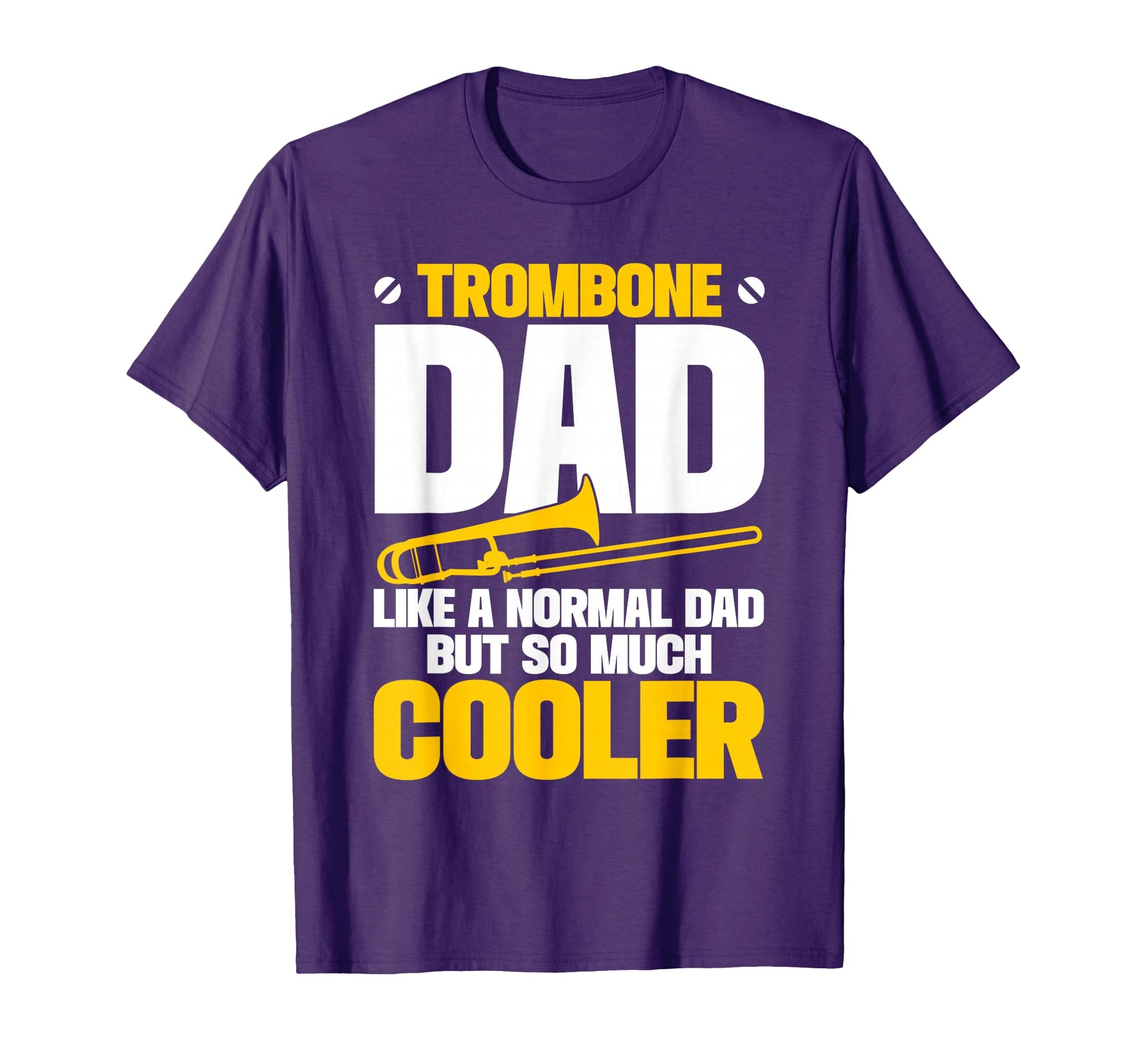Trombone Dad Like Normal Dad But So T-Shirt - Minimalist Print for Adults - T-Shirt, Sweatshirt, Hoodie