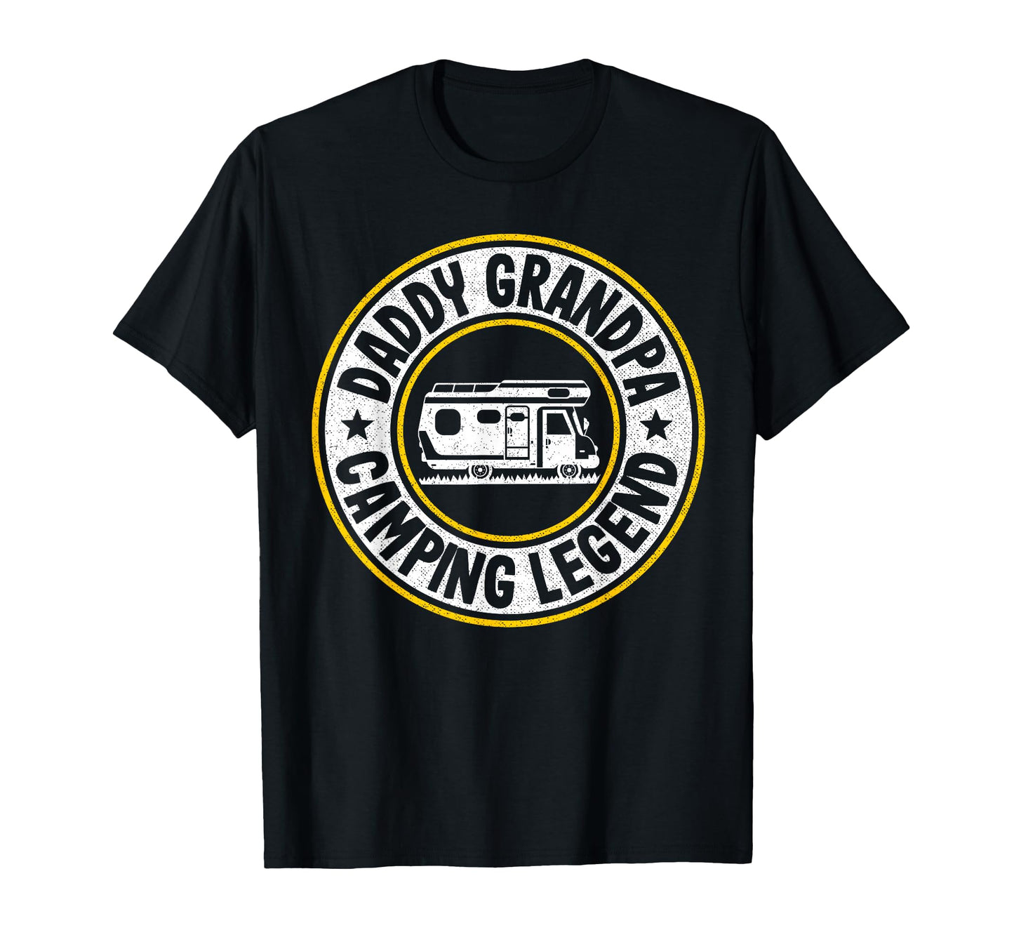 Daddy Grandpa Camping Legend Rv Camper Dad T-Shirt - Unique Graphic Unisex - T-Shirt, Sweatshirt, Hoodie