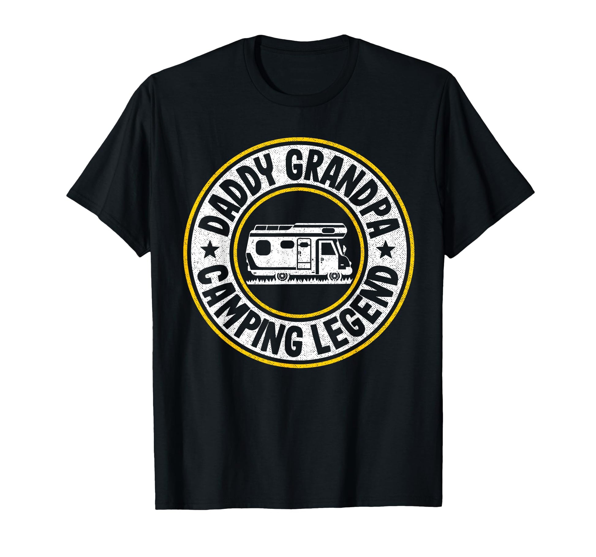 Daddy Grandpa Camping Legend Rv Camper Dad T-Shirt - Unique Graphic Unisex - T-Shirt, Sweatshirt, Hoodie