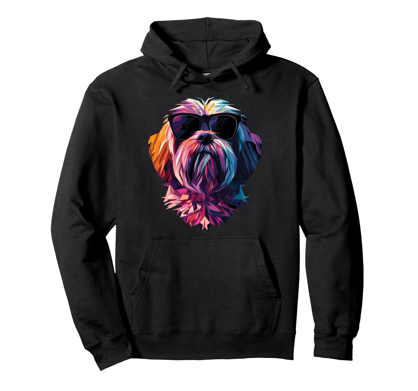 Dog Dad Mom Sunglasses Lhasa Apso Hoodie - Streetwear Style Men Women - T-Shirt, Sweatshirt, Hoodie