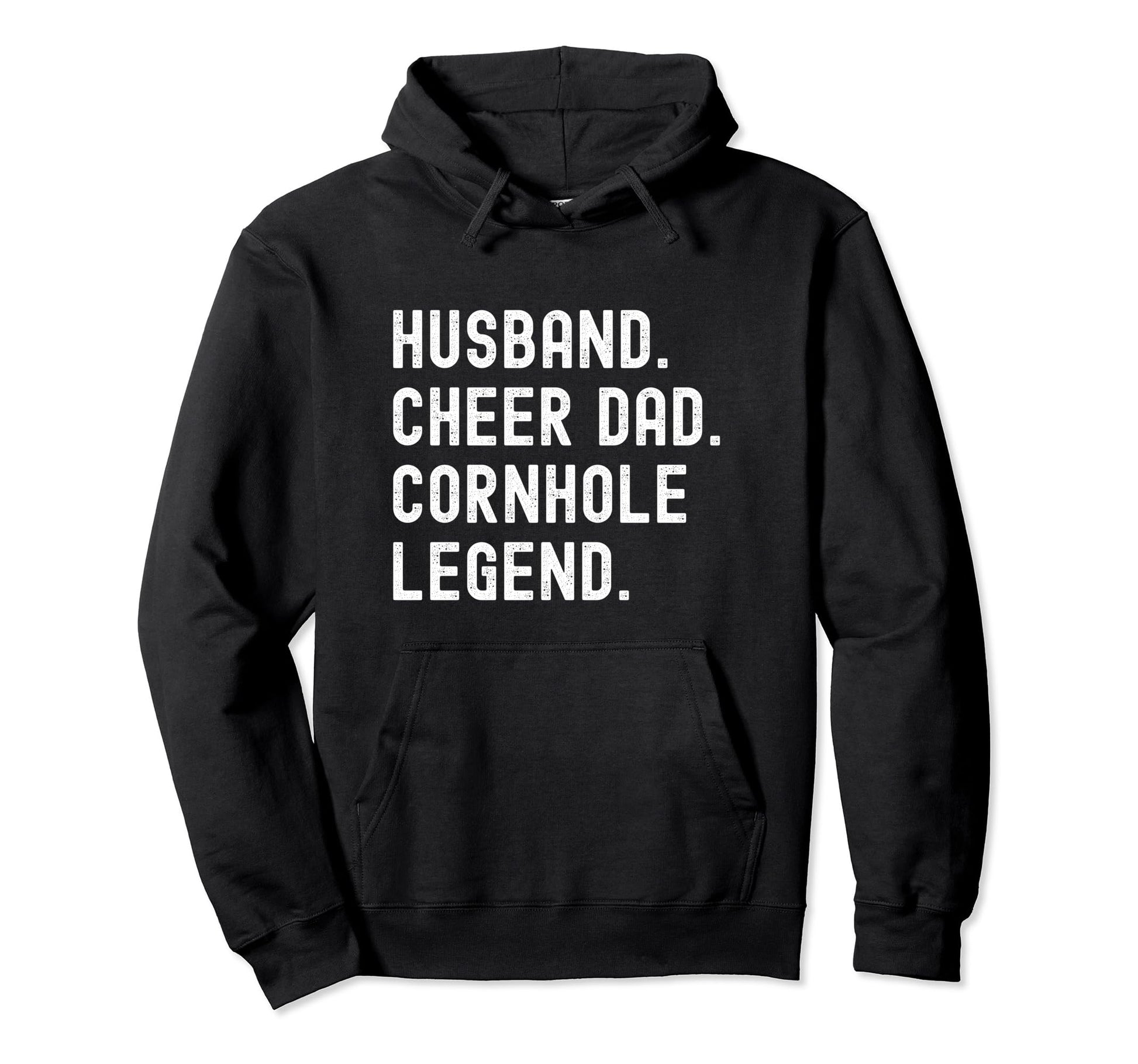 Cheer Dad Cheerleading Husband Cornhole Hoodie - Aesthetic Graphic Unisex - T-Shirt, Sweatshirt, Hoodie