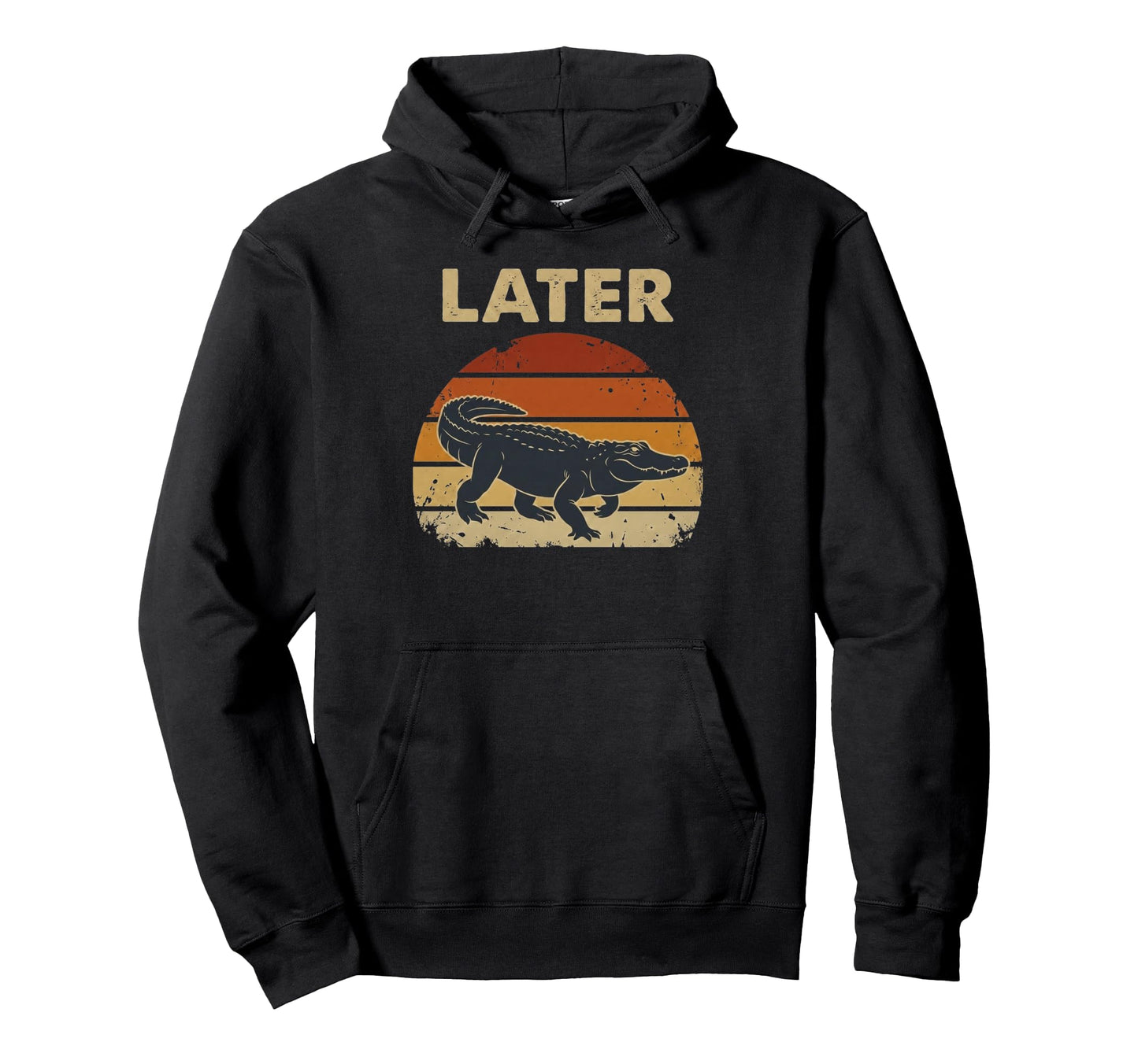 Later Gator Funny Alligator Sunset Hoodie - Novelty Apparel Unisex - T-Shirt, Sweatshirt, Hoodie