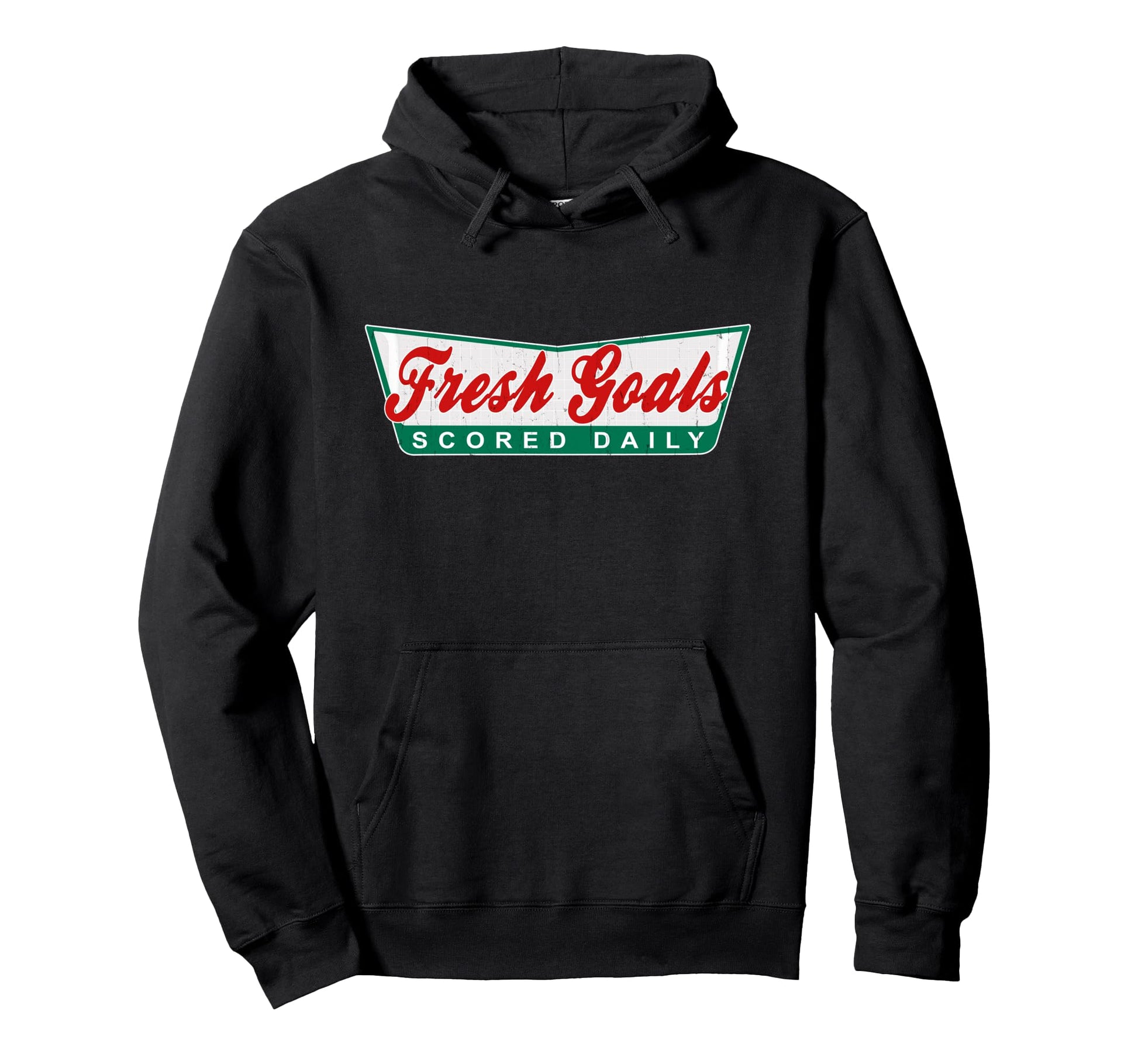 Soccer Fresh Goals Scored Daily Soccer Hoodie - Trendy Graphic Unisex - T-Shirt, Sweatshirt, Hoodie
