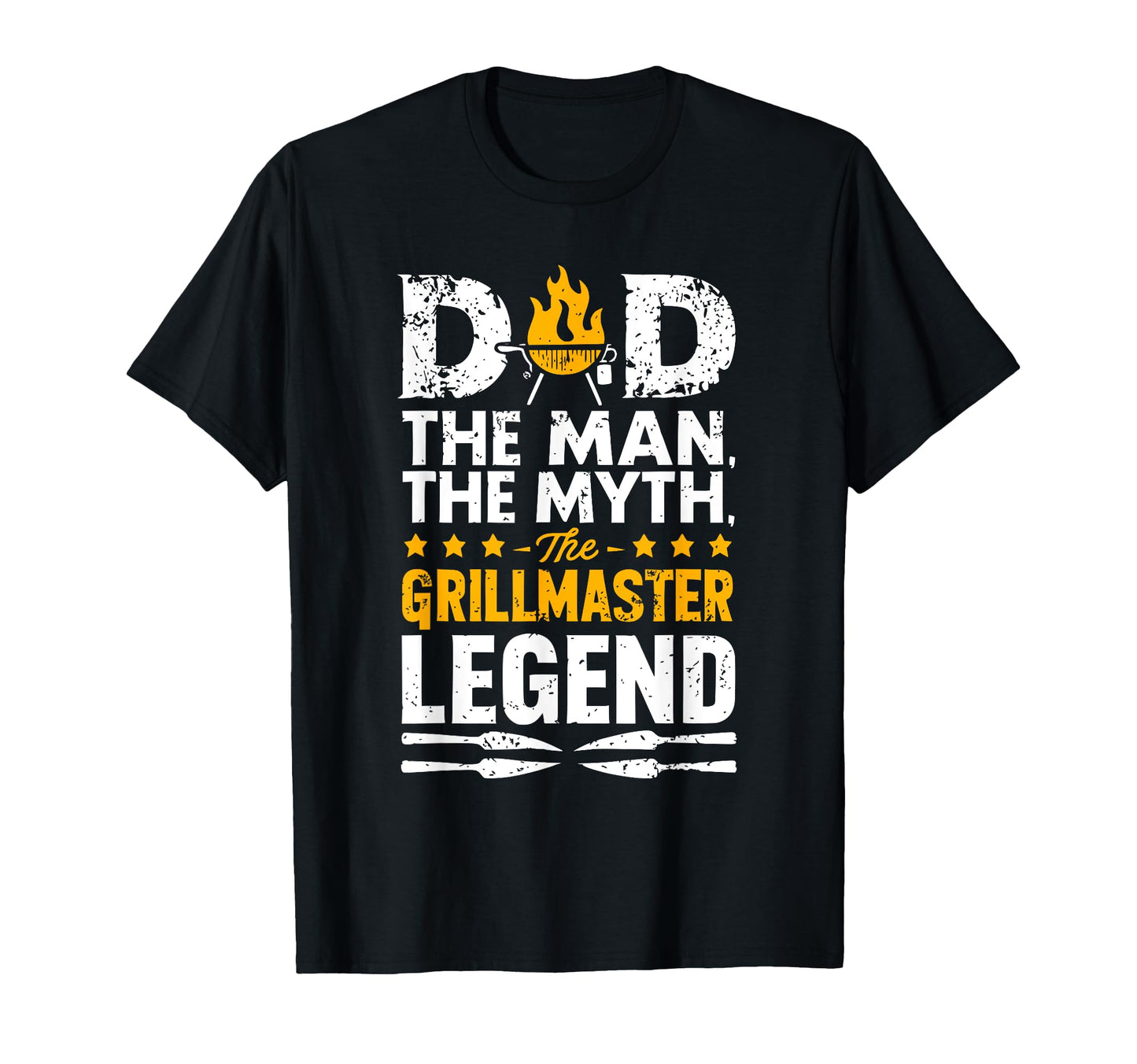 Mens Funny Dad Bbq Myth Legend T-Shirt - Novelty Apparel for Adults - T-Shirt, Sweatshirt, Hoodie