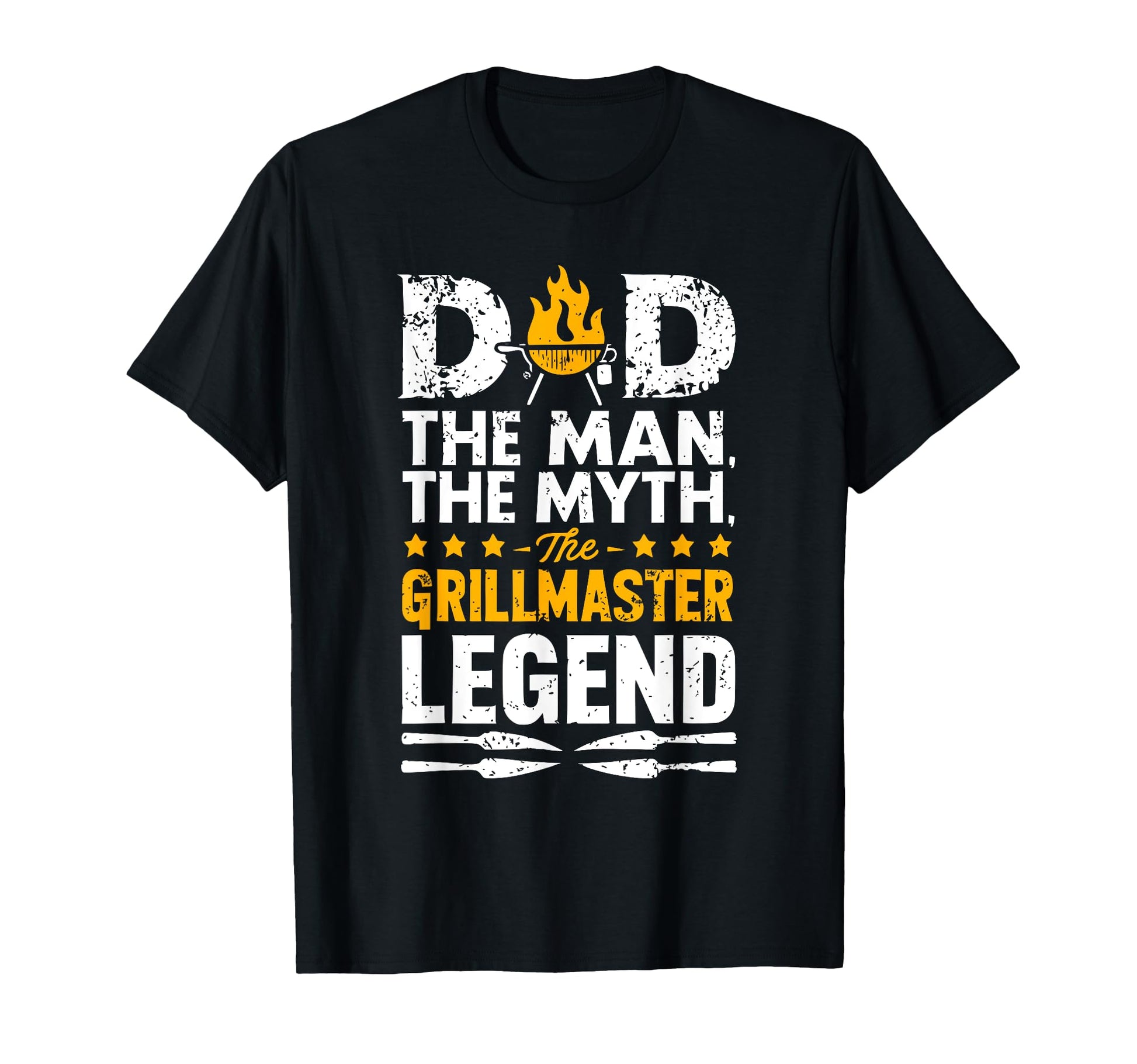 Mens Funny Dad Bbq Myth Legend T-Shirt - Novelty Apparel for Adults - T-Shirt, Sweatshirt, Hoodie