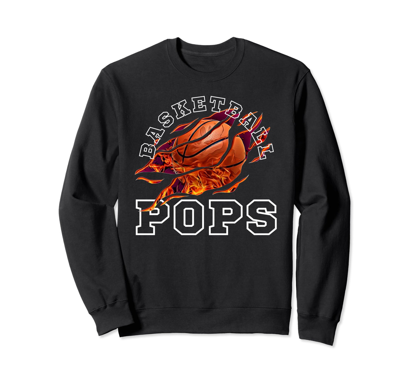 Basketball Pops Bball Lover Sweatshirt - Fun Novelty Design Men Women - T-Shirt, Sweatshirt, Hoodie