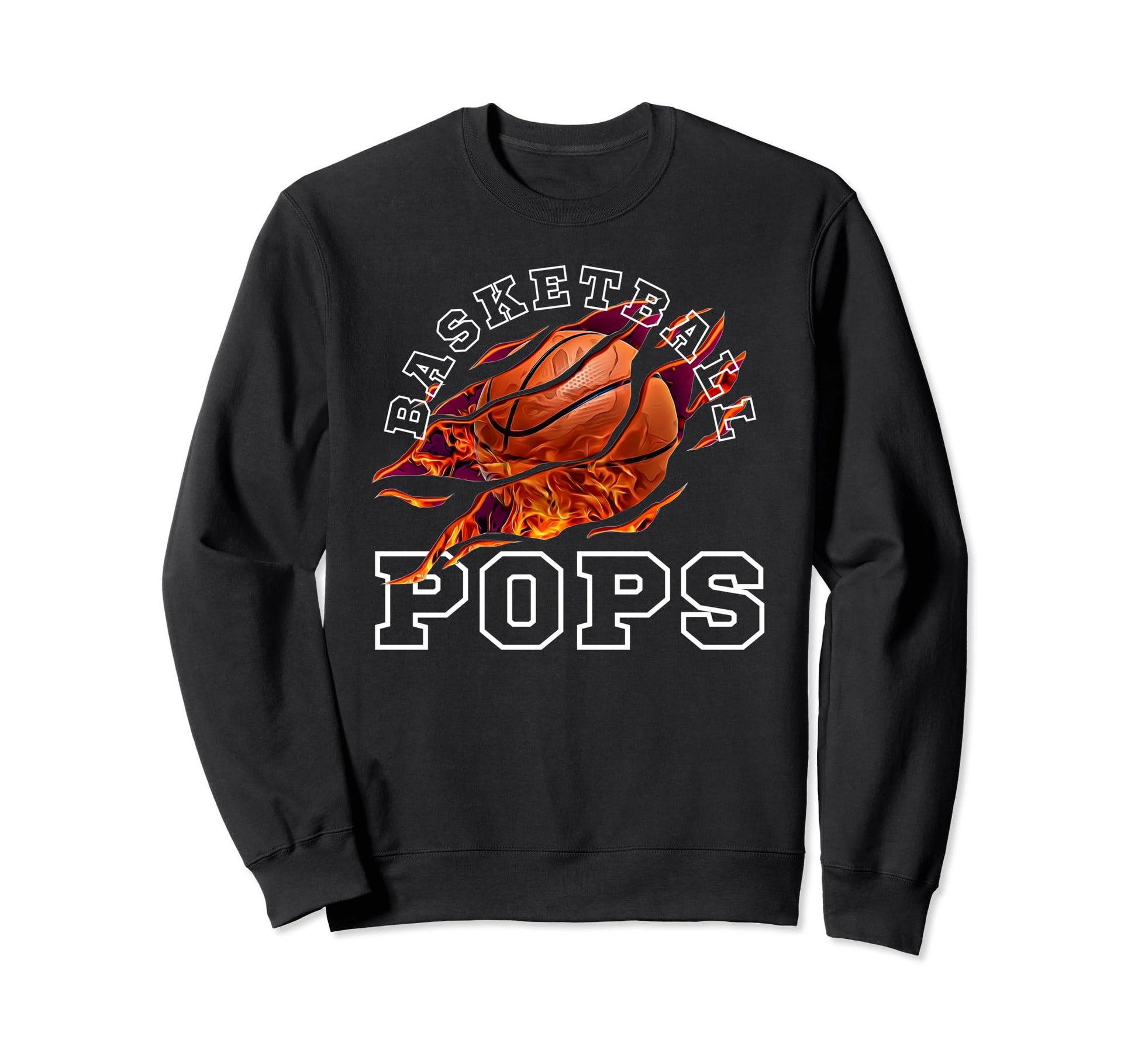 Basketball Pops Bball Lover Sweatshirt - Fun Novelty Design Men Women - T-Shirt, Sweatshirt, Hoodie