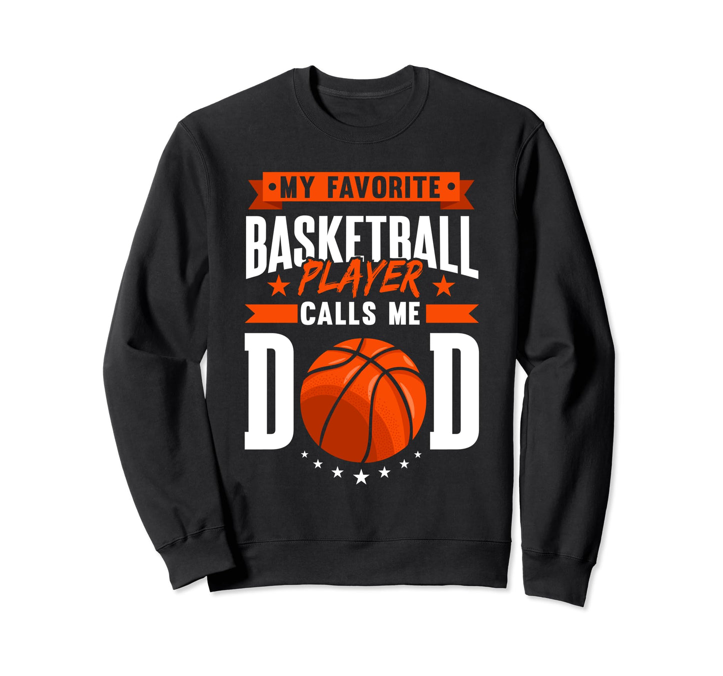 Basketball Lover Fathers Day Sweatshirt - Minimalist Print for Adults - T-Shirt, Sweatshirt, Hoodie