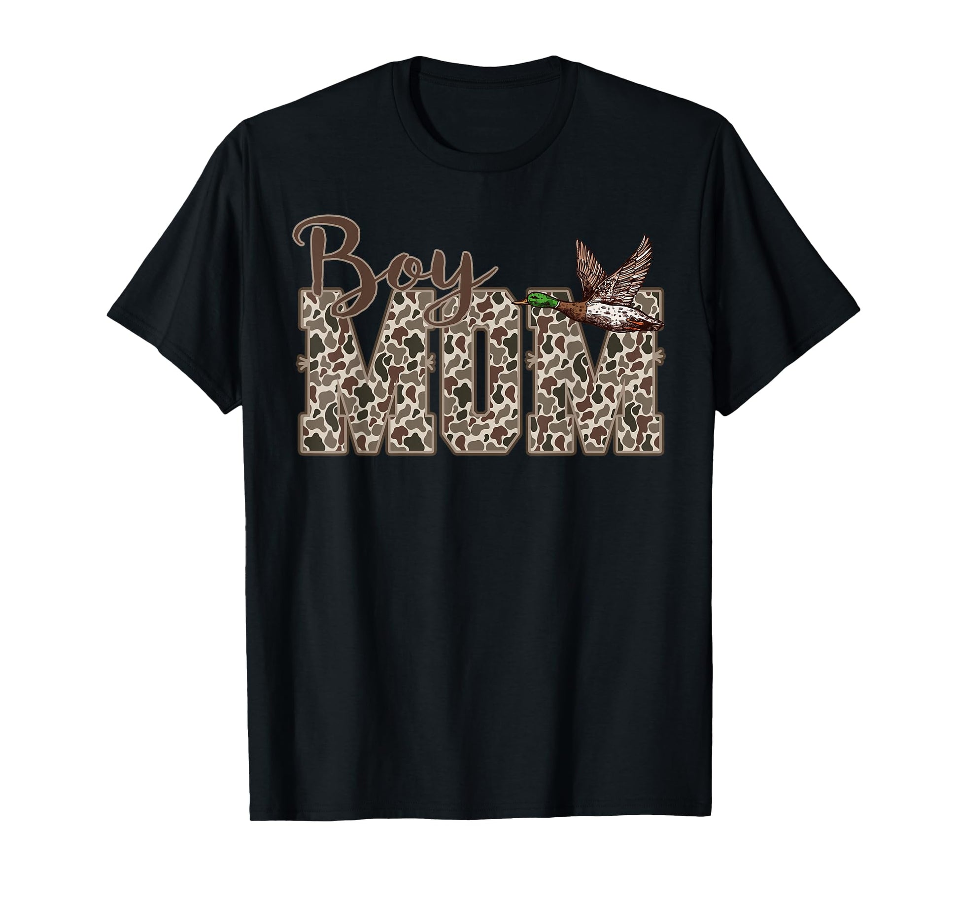 Hunting Mom Duck Camouflage Camo T-Shirt - Custom Art Print for Adults - T-Shirt, Sweatshirt, Hoodie