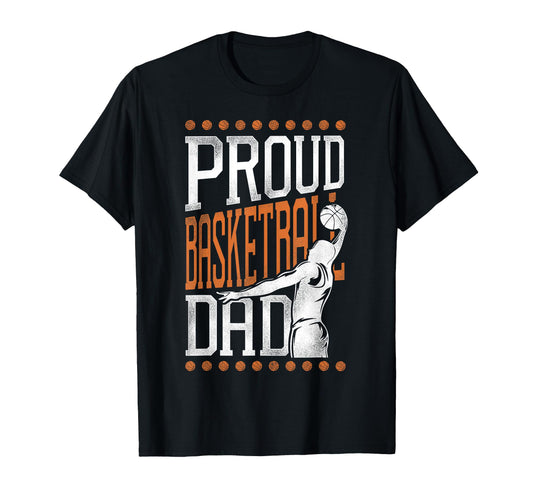 Basketball Bball Dad Family Matching T-Shirt - Custom Art Print Men Women - T-Shirt, Sweatshirt, Hoodie